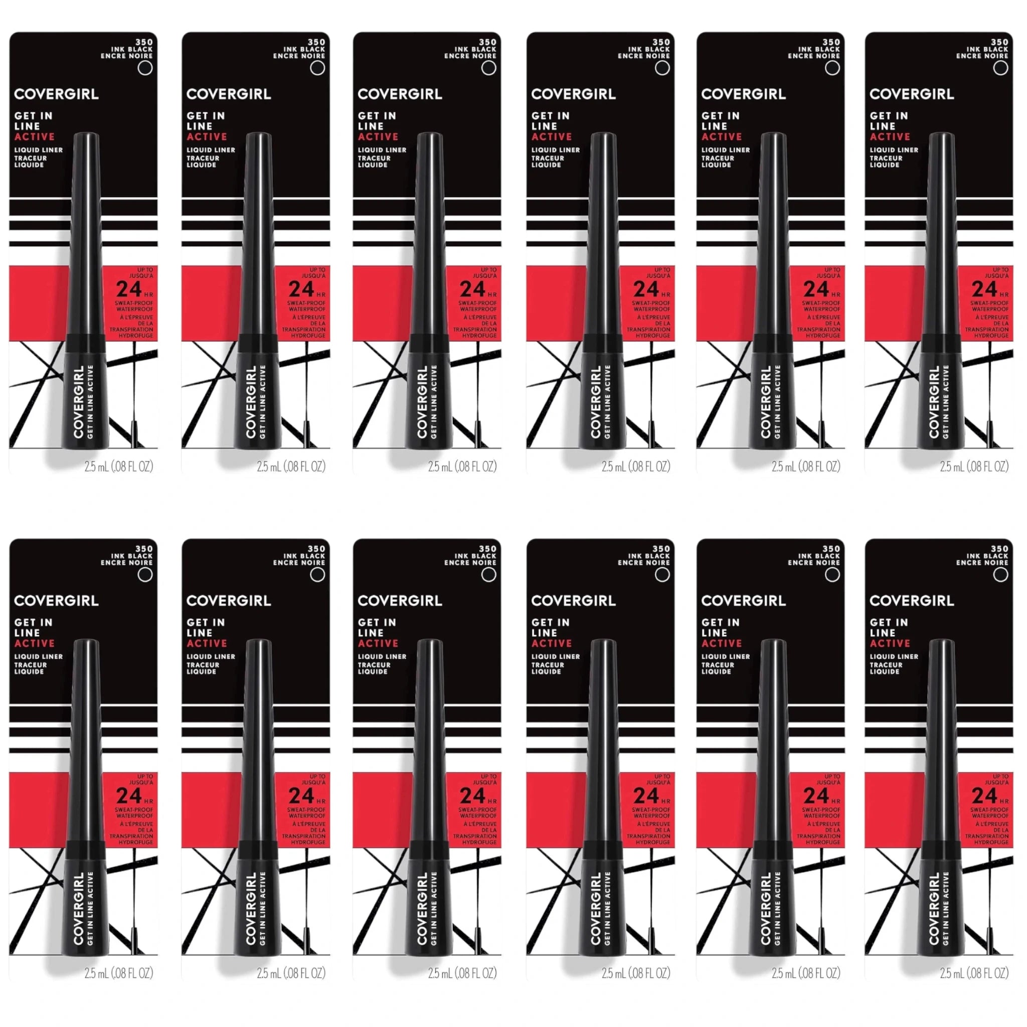 Get In Line Active Eyeliner 350 Ink Black Covergirl | Wholesale Makeup