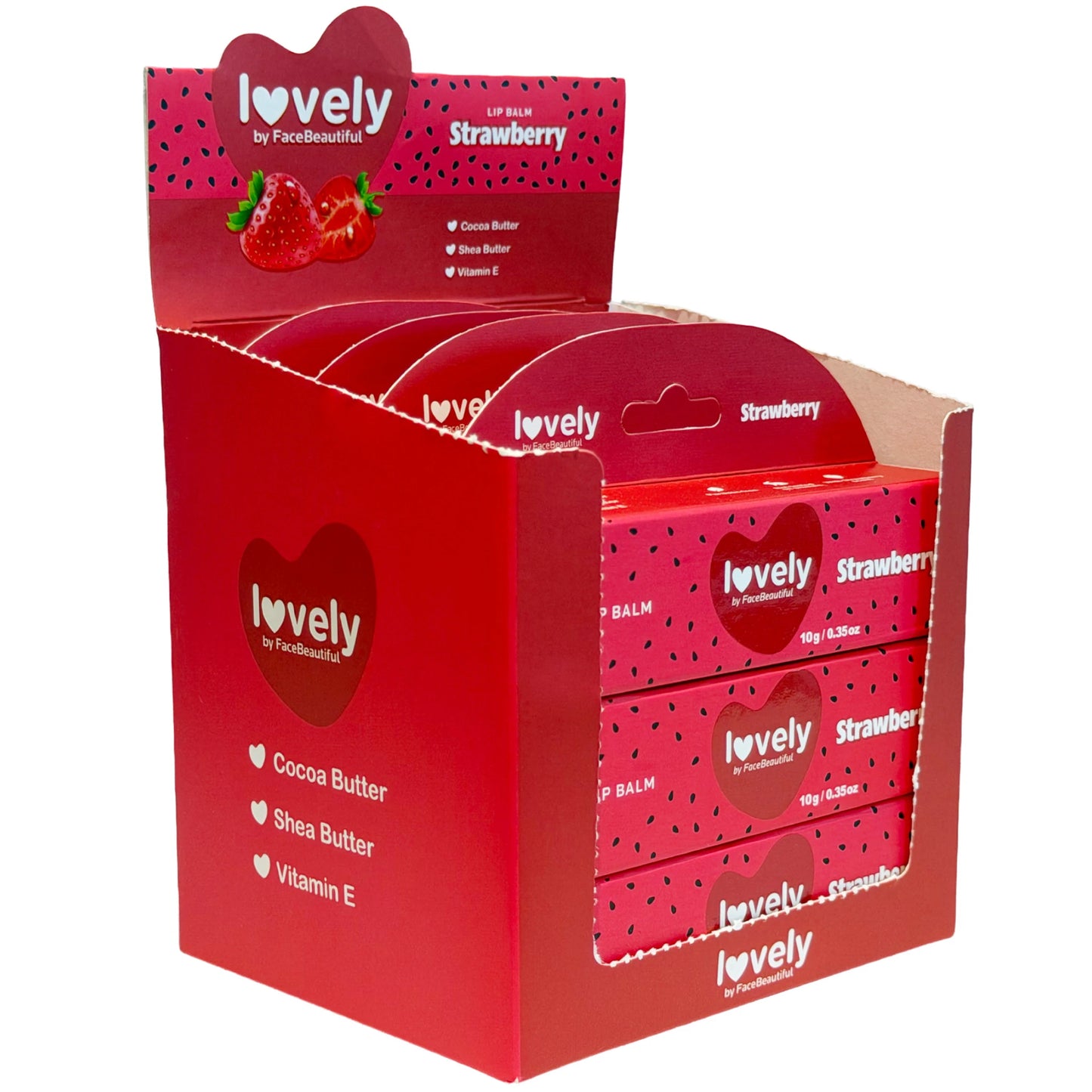 Lovely Lip Balm Strawberry - Face Beautiful | Wholesale Makeup