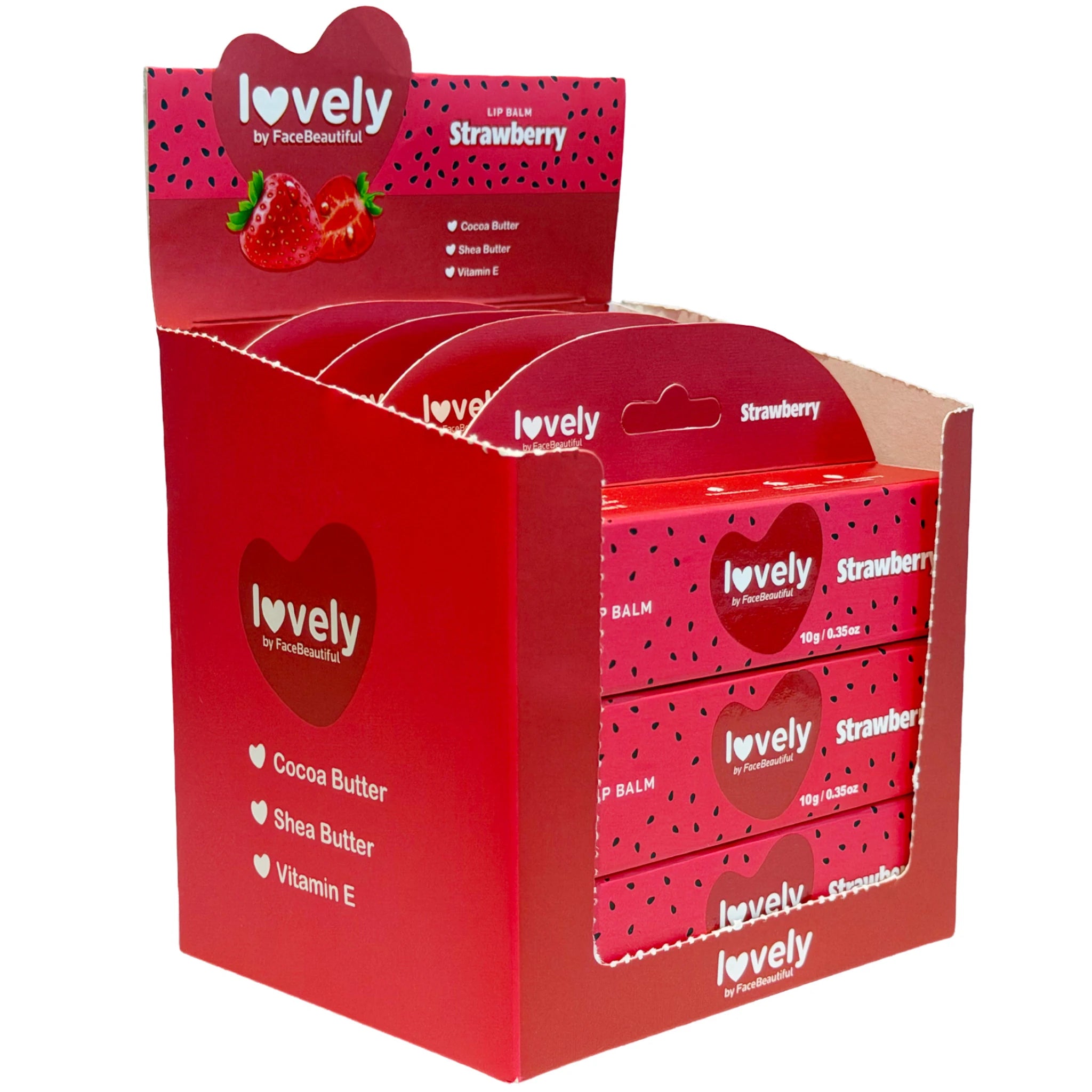 Lovely Lip Balm Strawberry - Face Beautiful | Wholesale Makeup