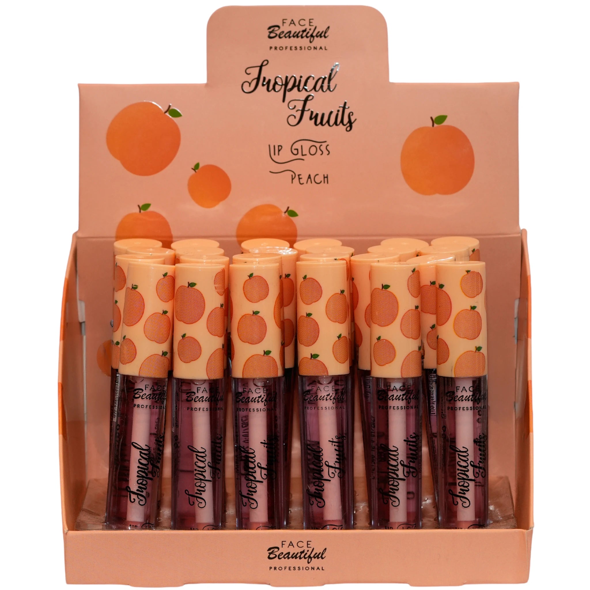 Tropical Fruist Lip Gloss Peach - Face Beautiful | Wholesale Makeup