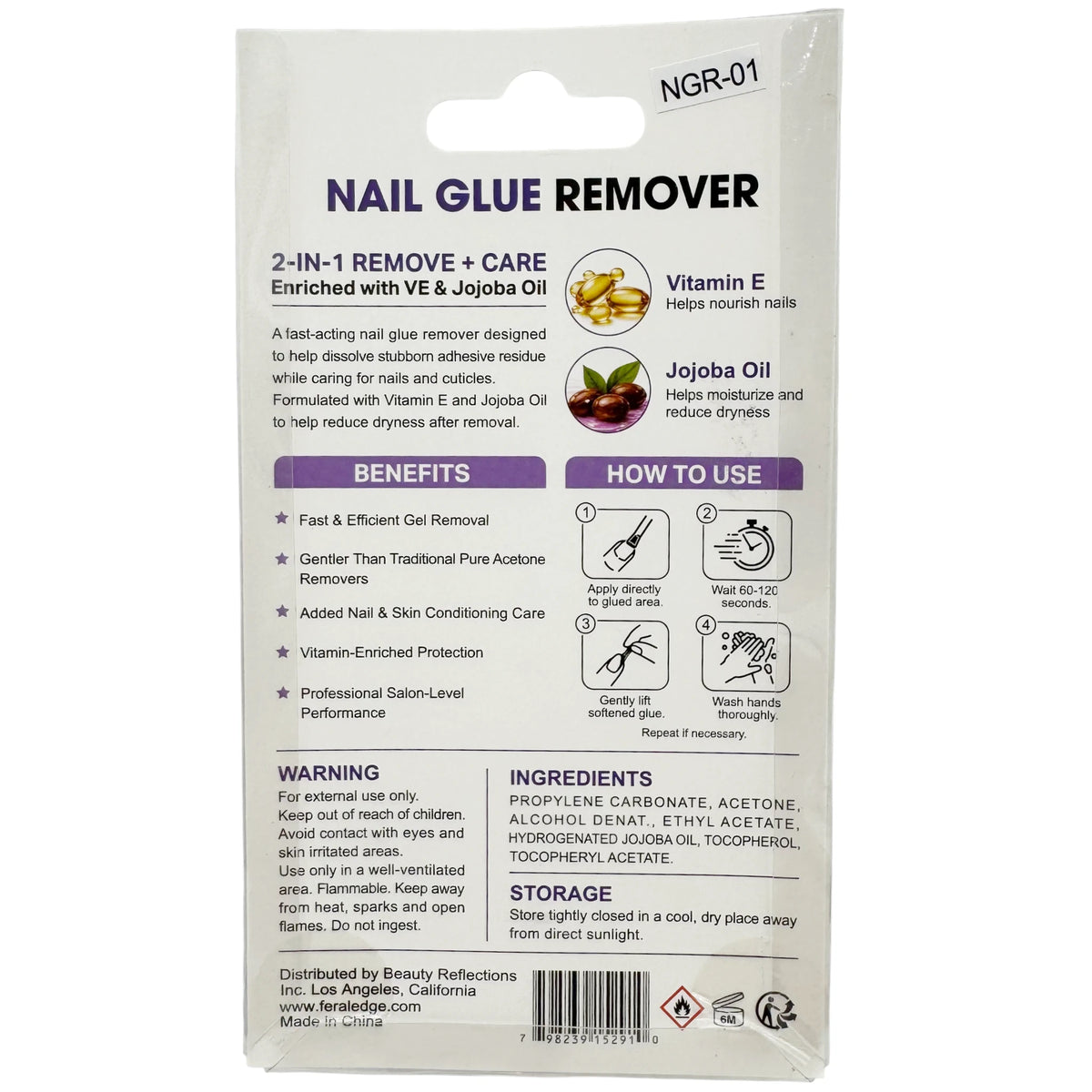 Nail Glue Remover - Feral Edge | Wholesale Makeup
