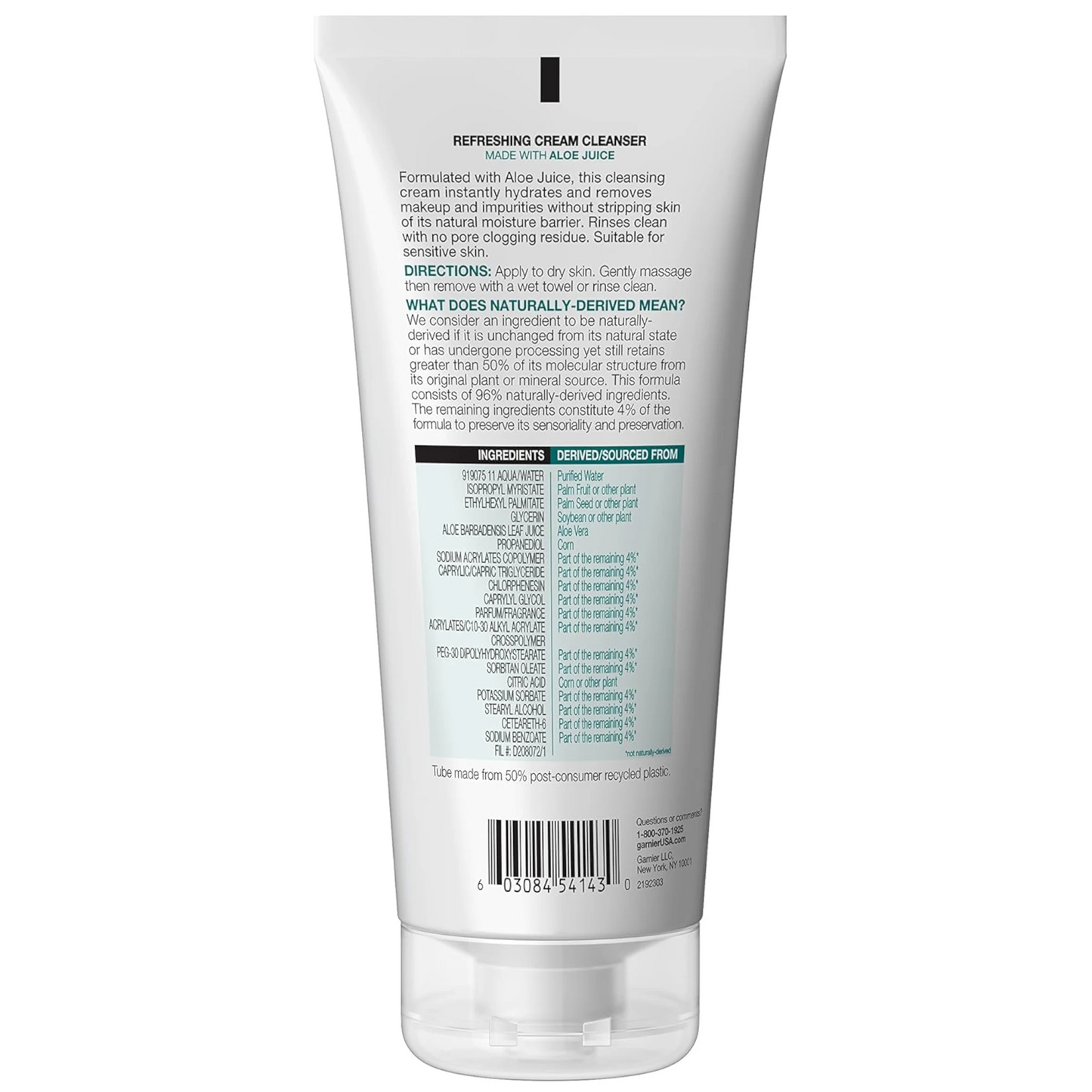 Skinactive Refreshing Cream Cleanser - Garnier | Wholesale Makeup