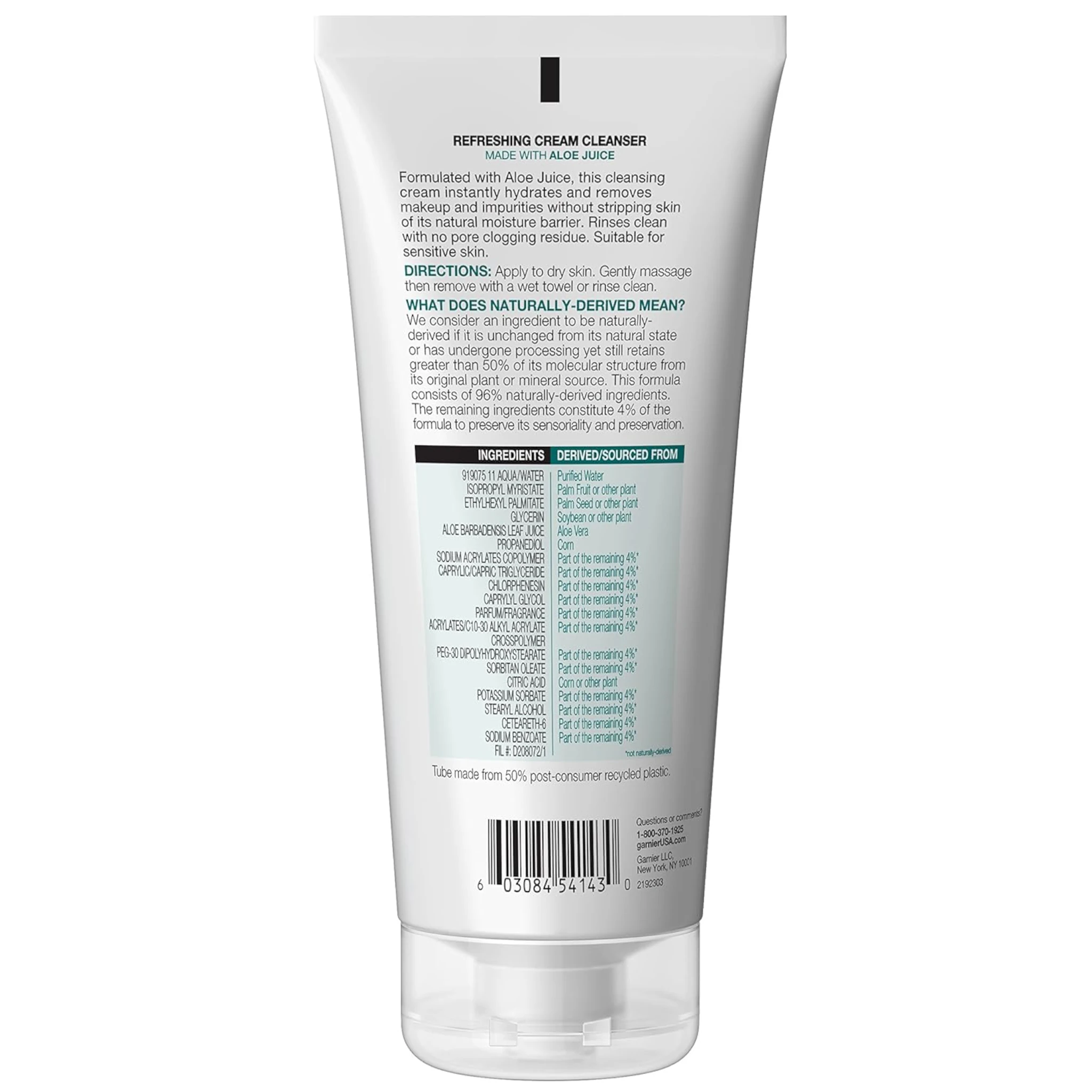 Skinactive Refreshing Cream Cleanser - Garnier | Wholesale Makeup
