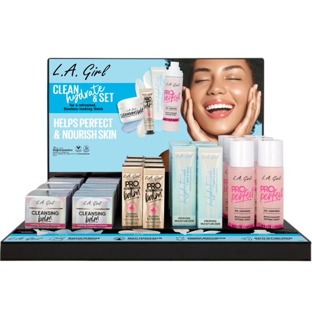 Clean, Hydrate And Set L.A. Girl | Wholesale Makeup