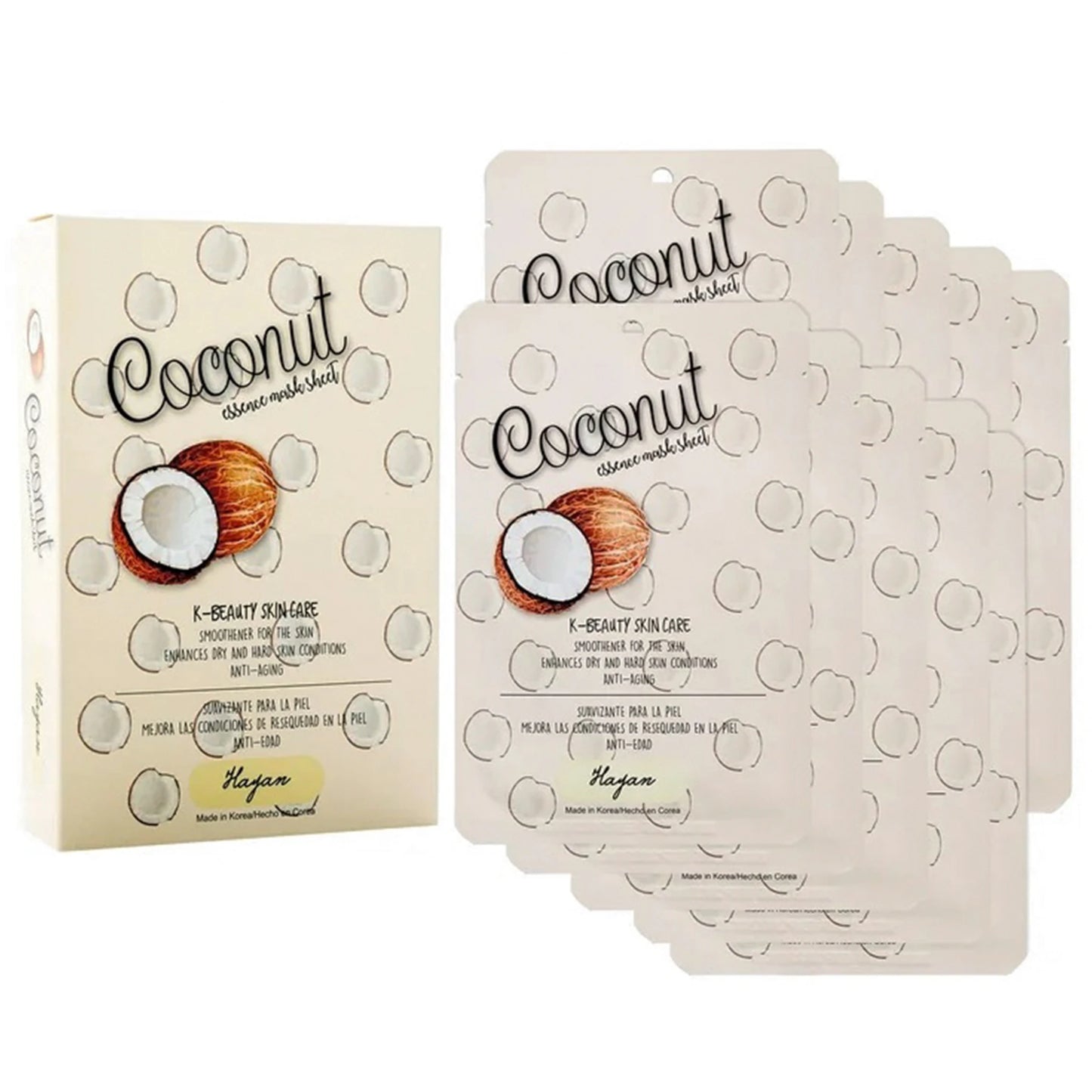 Facial Mask Coconut - Hayan Cosmetics | Wholesale Makeup