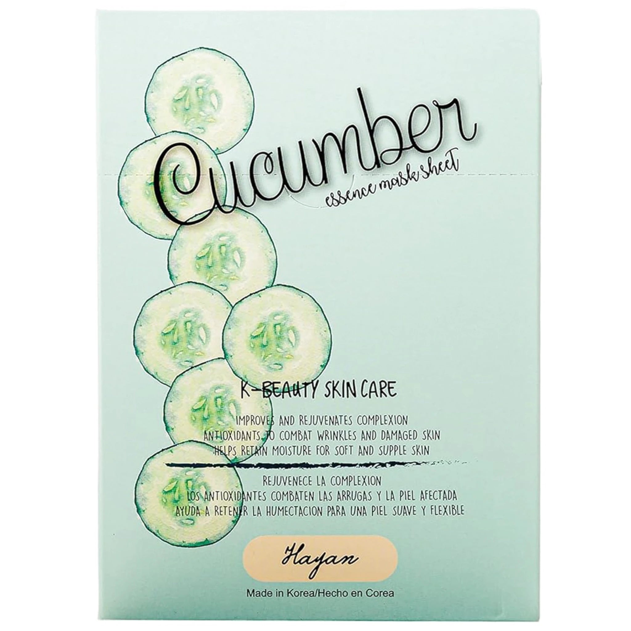 Facial Mask Cucumber - Hayan Cosmetics | Wholesale Makeup