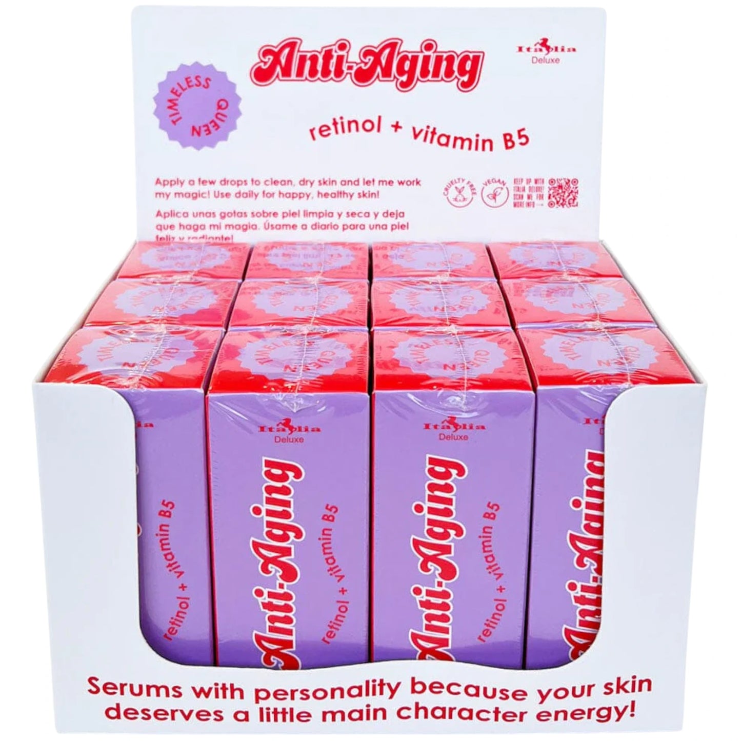 Anti-Aging - Retinol + Vitamin B5 Italia Deluxe | Wholesale Makeup