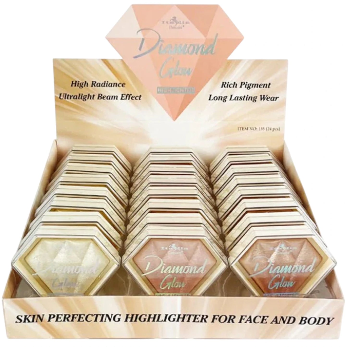 Diamond Glow Highlighter - Italia Deluxe | Wholesale Makeup