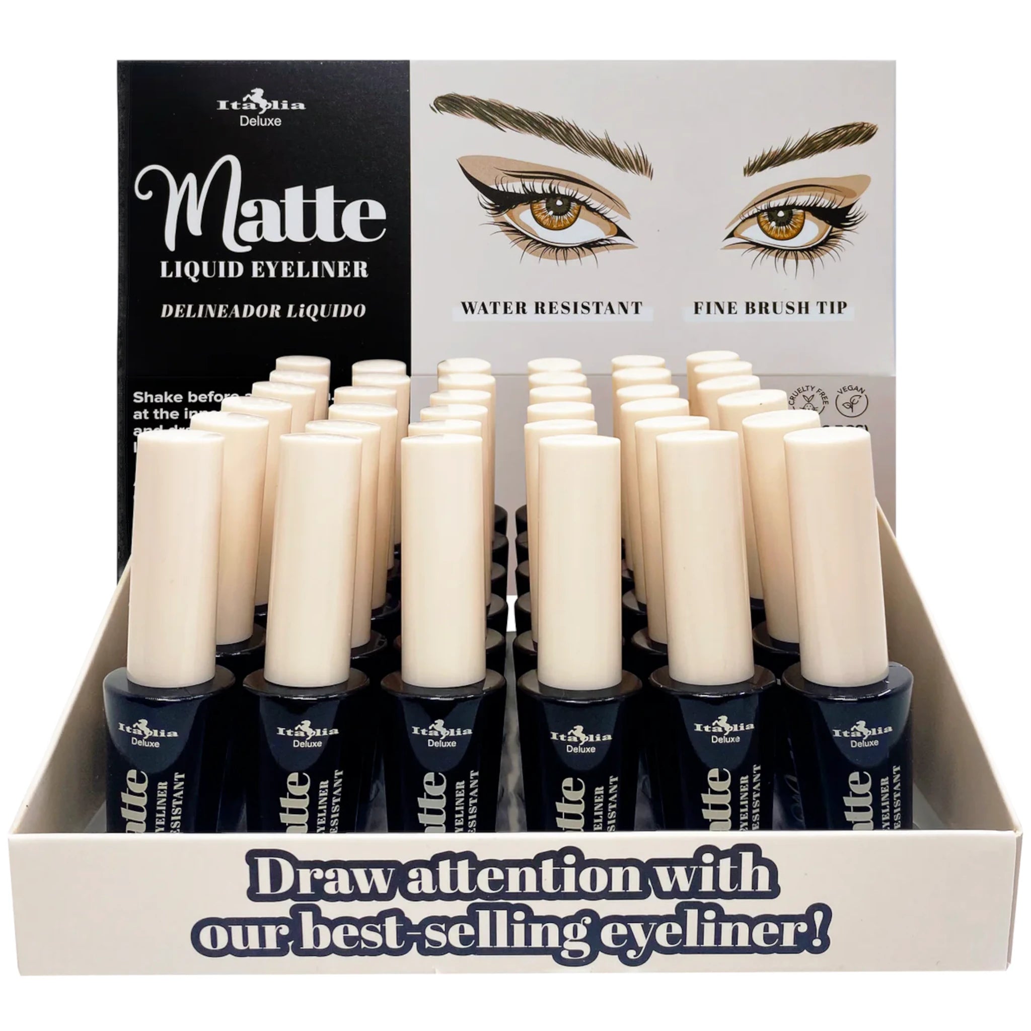 Matte Liquid Eyeliner - Italia Deluxe | Wholesale Makeup