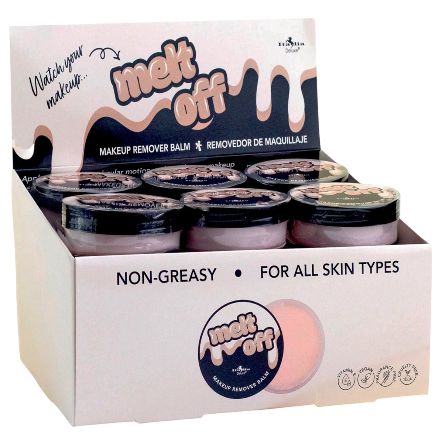 Melt Off Makeup Remover Balm - Italia Deluxe | Wholesale Makeup