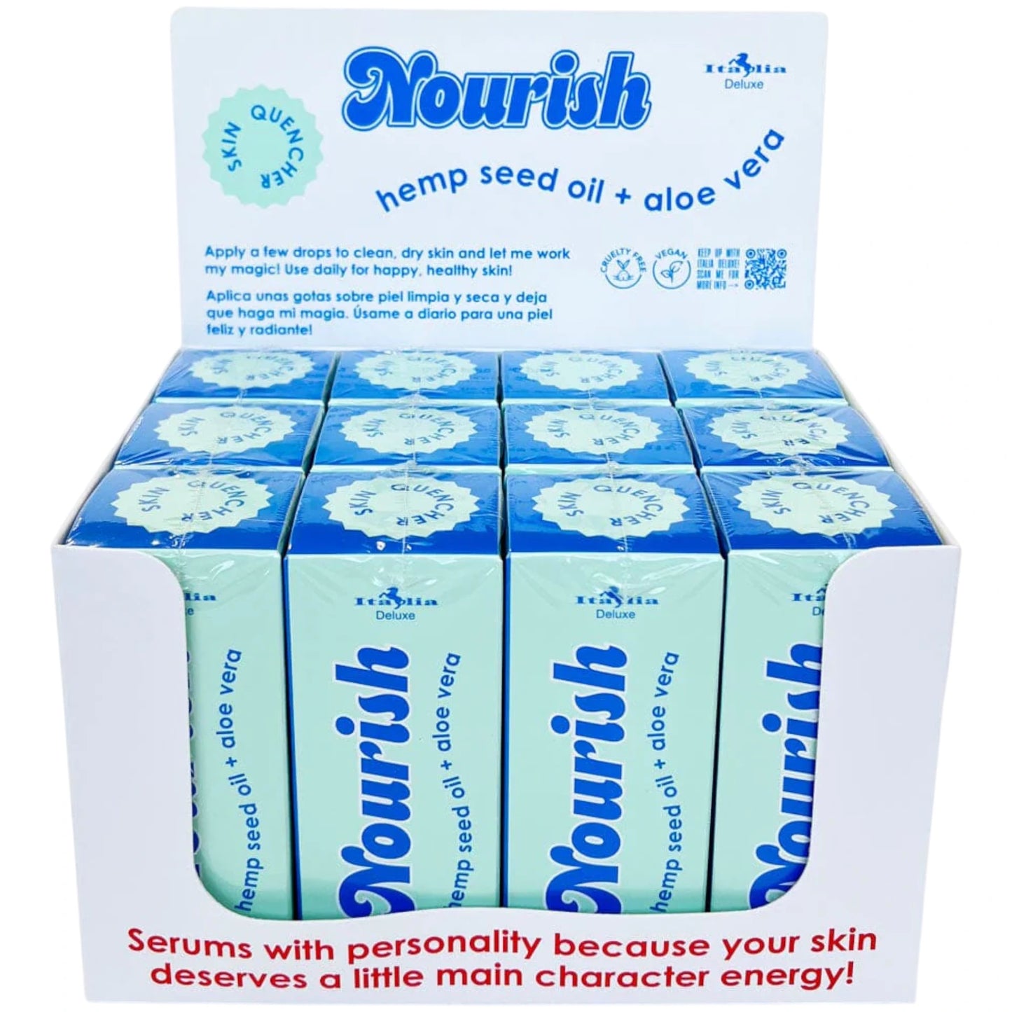 Nourish - Hemp Seed Oil + Aloe Vera Italia Deluxe | Wholesale Makeup