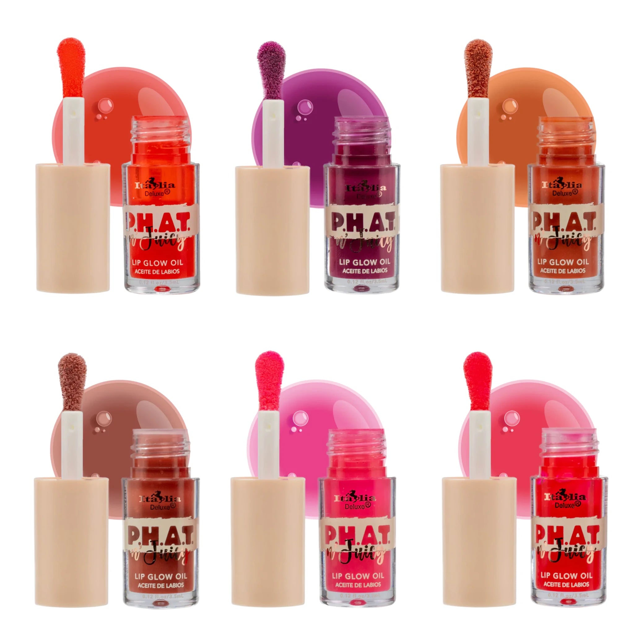 P.H.A.T. N' Juicy Lip Glow Oil Italia Deluxe | Wholesale Makeup