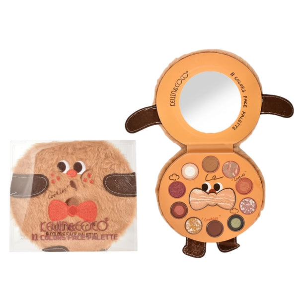 11 Colors Face Palette Cookies Kevin & Coco | Wholesale Makeup