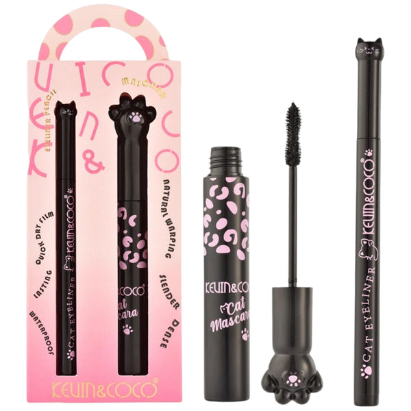 2 Piece Set Eyeliner-Mascara - Kevin & Coco | Wholesale Makeup