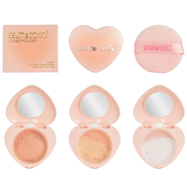 3 Colors Loose Powder - Kevin & Coco | Wholesale Makeup