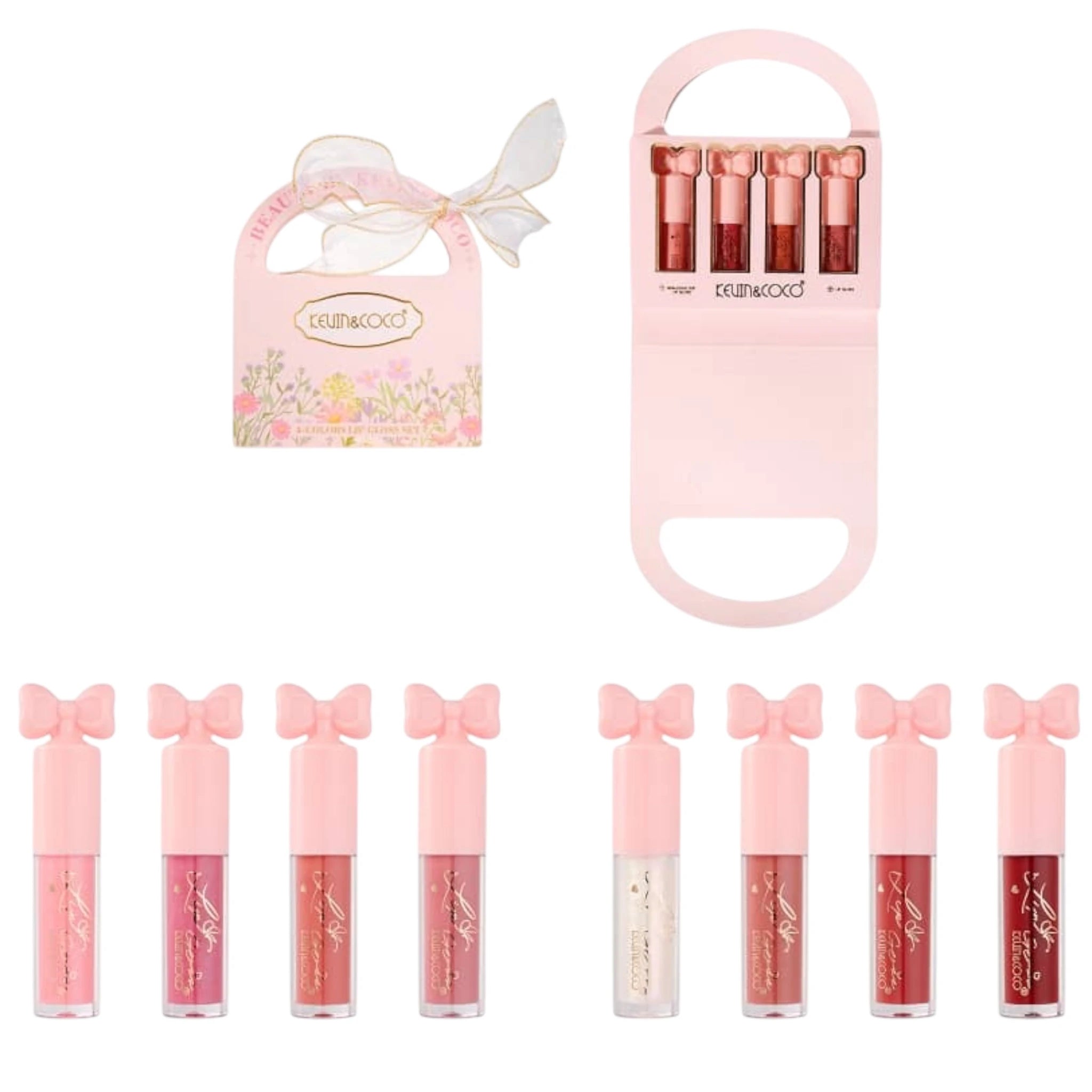 4 Colors Lip Gloss Set  - Kevin & Coco | Wholesale Makeup