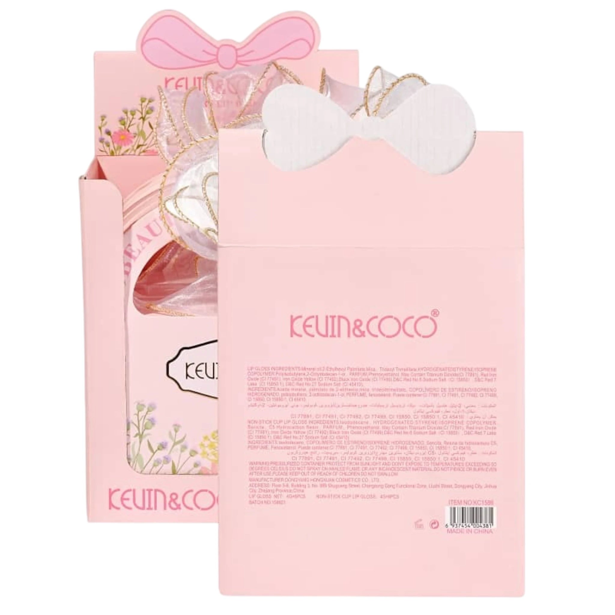 4 Colors Lip Gloss Set  - Kevin & Coco | Wholesale Makeup