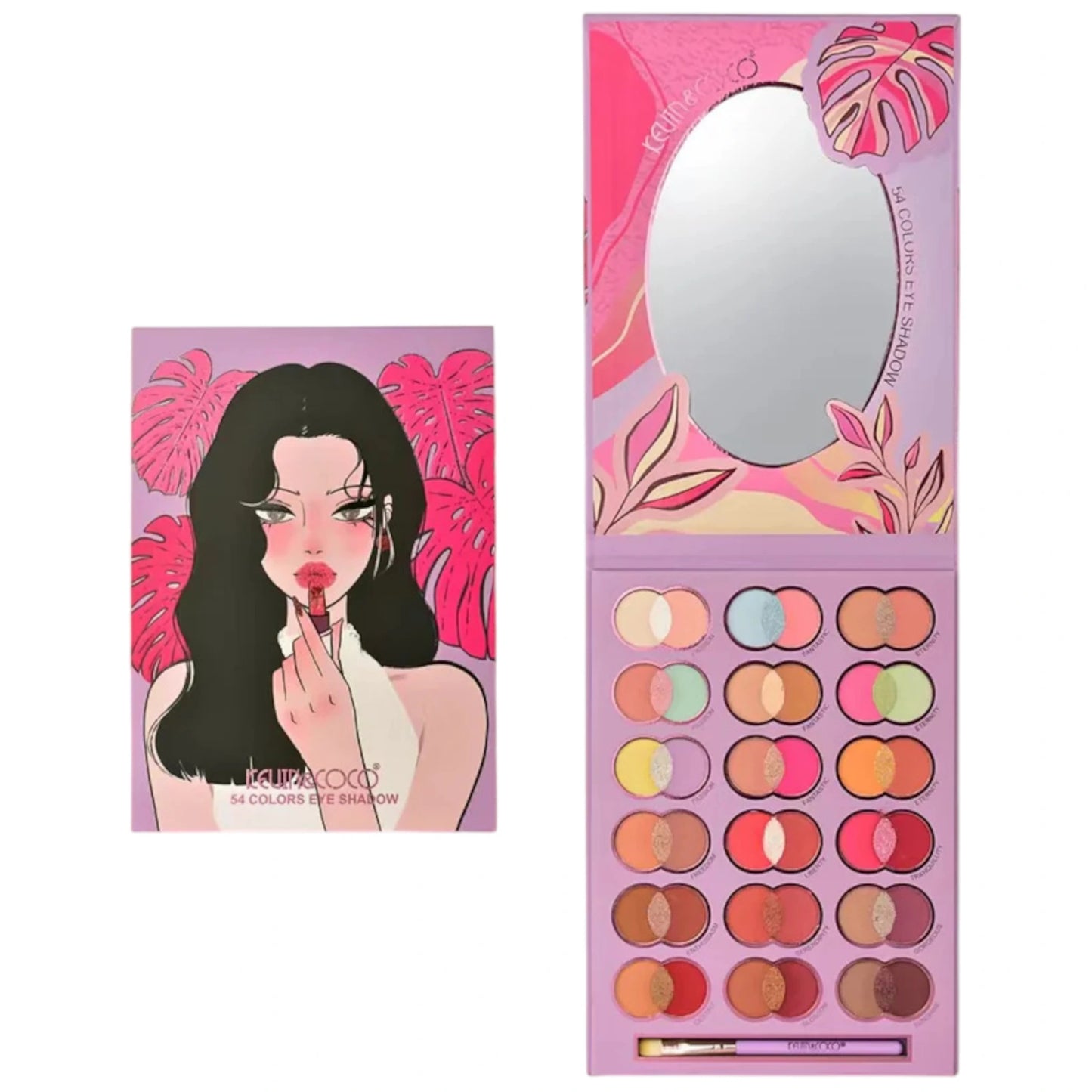 54 Colors Eyeshadow Kevin & Coco | Wholesale Makeup