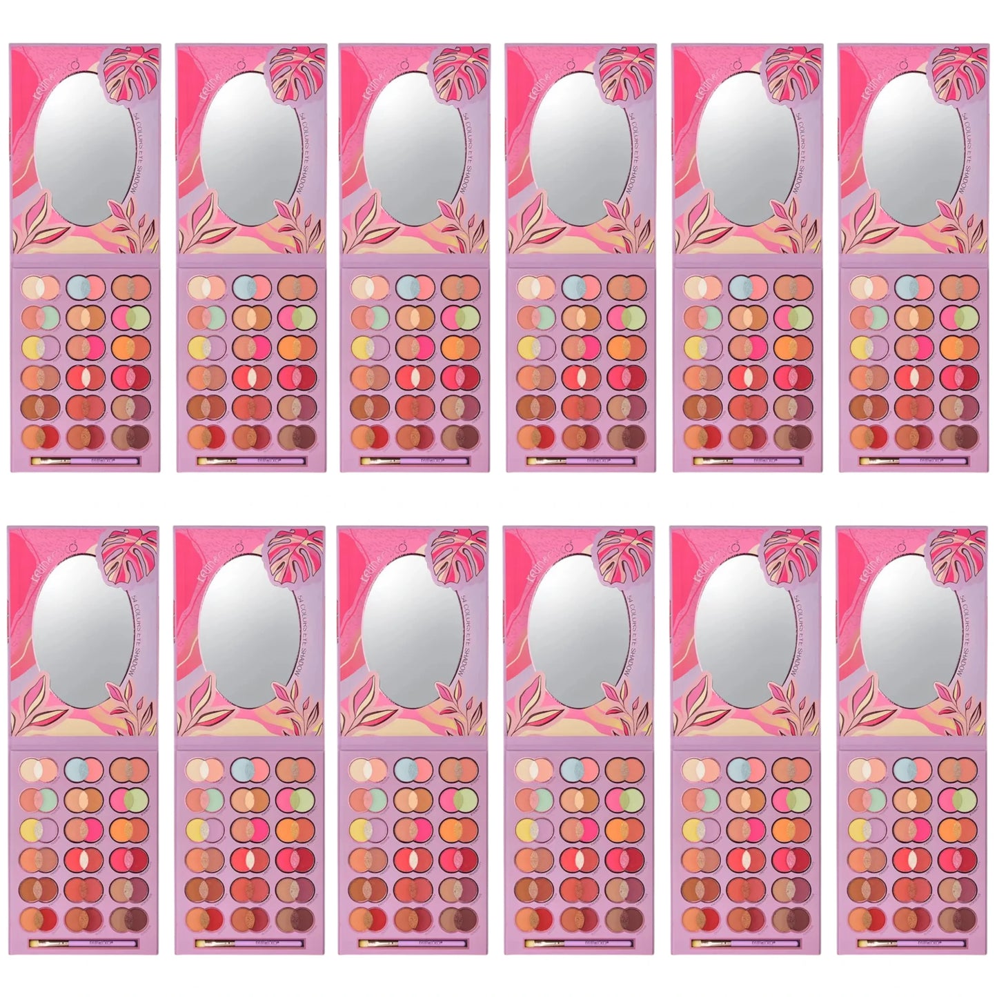 54 Colors Eyeshadow Kevin & Coco | Wholesale Makeup