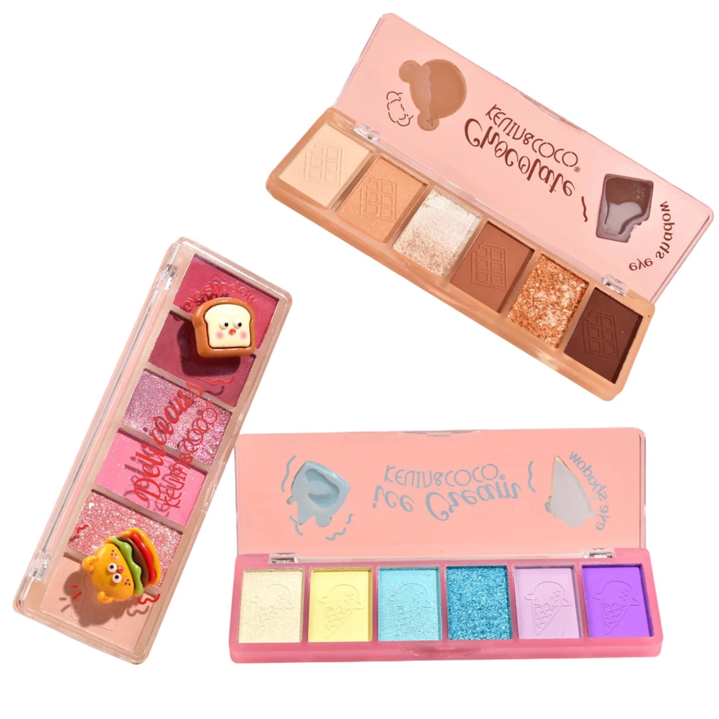 6 Colors Eyeshadow Palette - Kevin & Coco | Wholesale Makeup