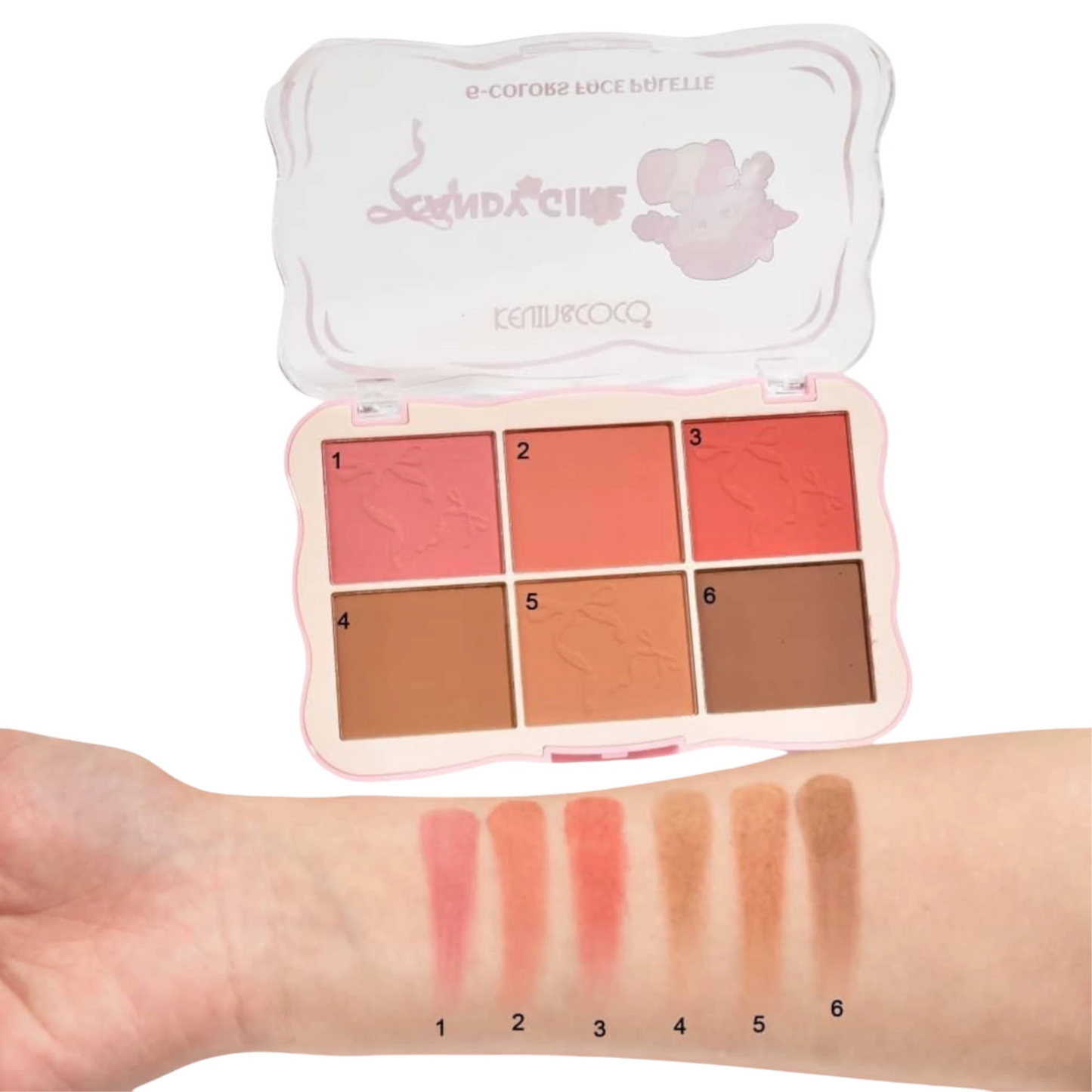 Face Palette Blush And Contour Kevin & Coco | Wholesale Makeup