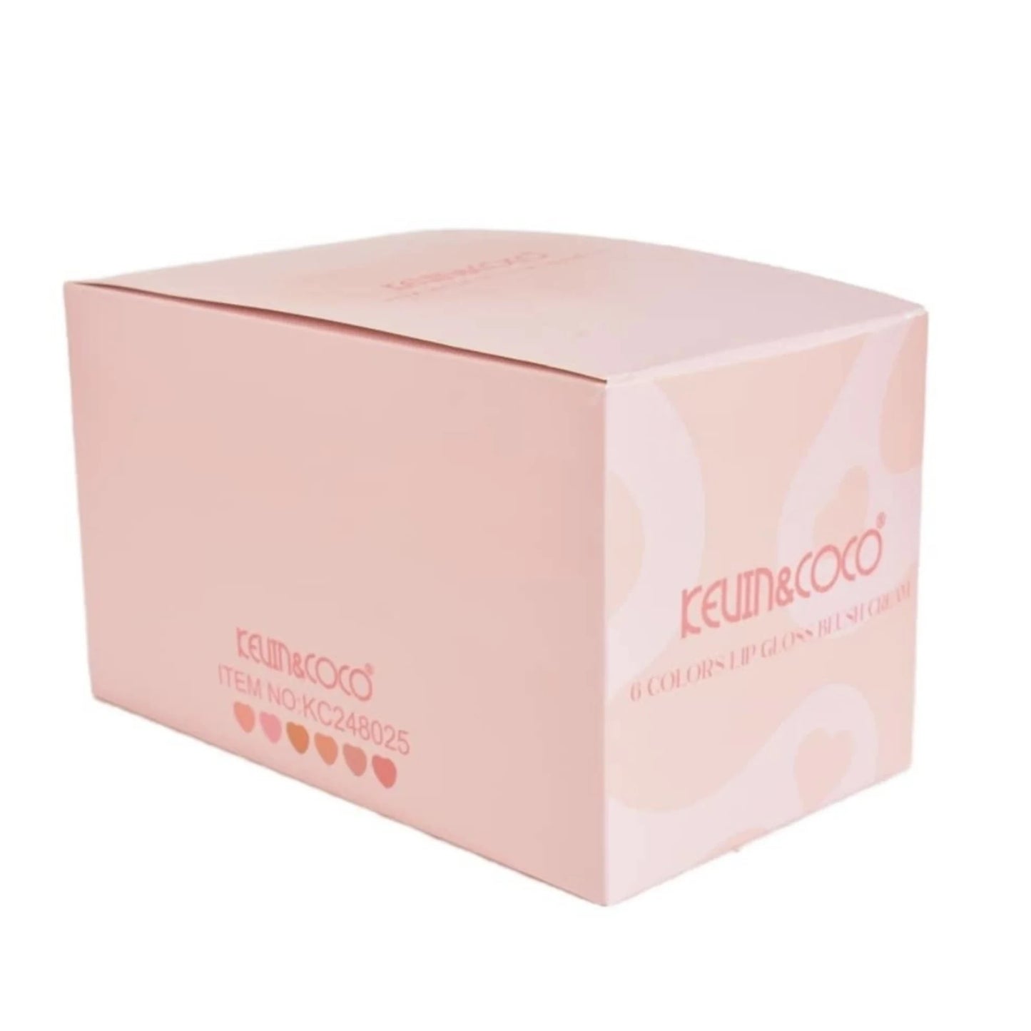 6 Colors Lip Gloss - Blush Cream Set Kevin & Coco | Wholesale Makeup