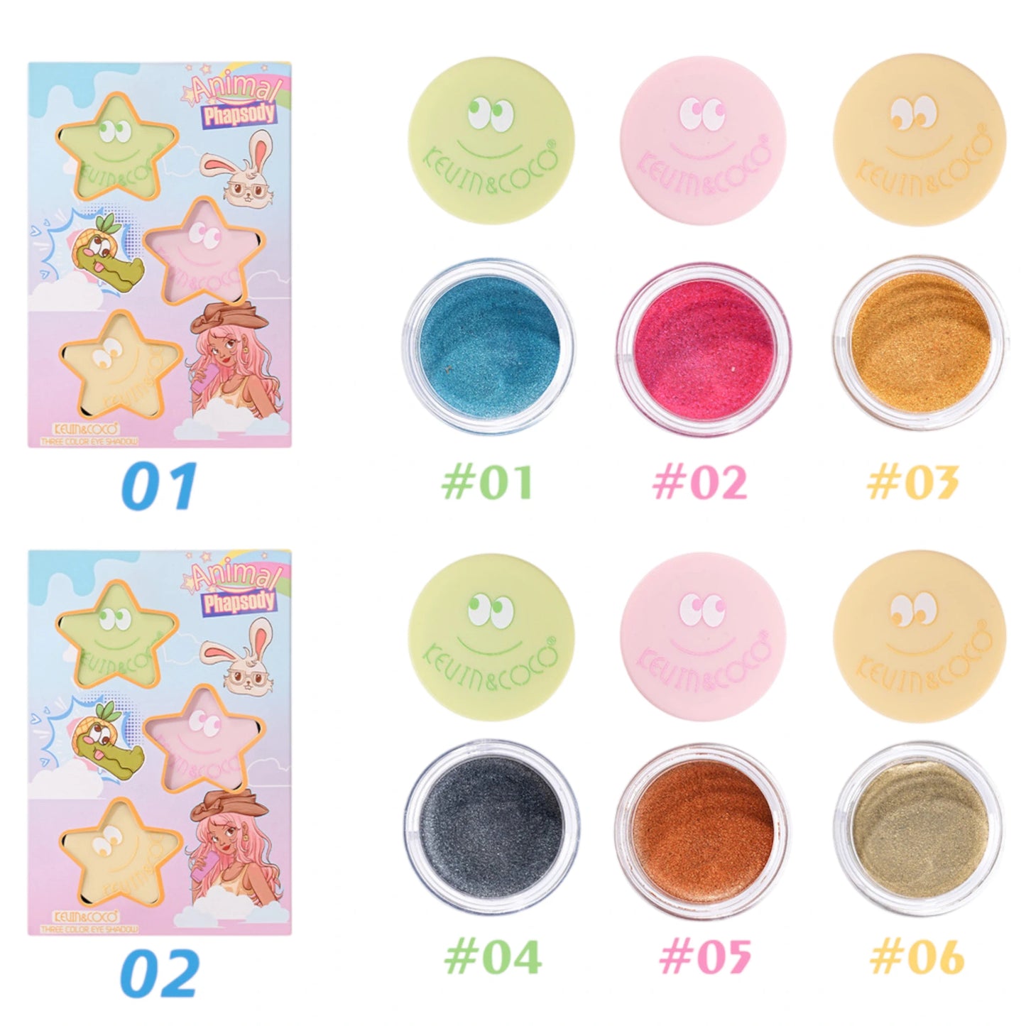 Animal Rhapsody Eyeshadow Cream Kevin & Coco | Wholesale Makeup