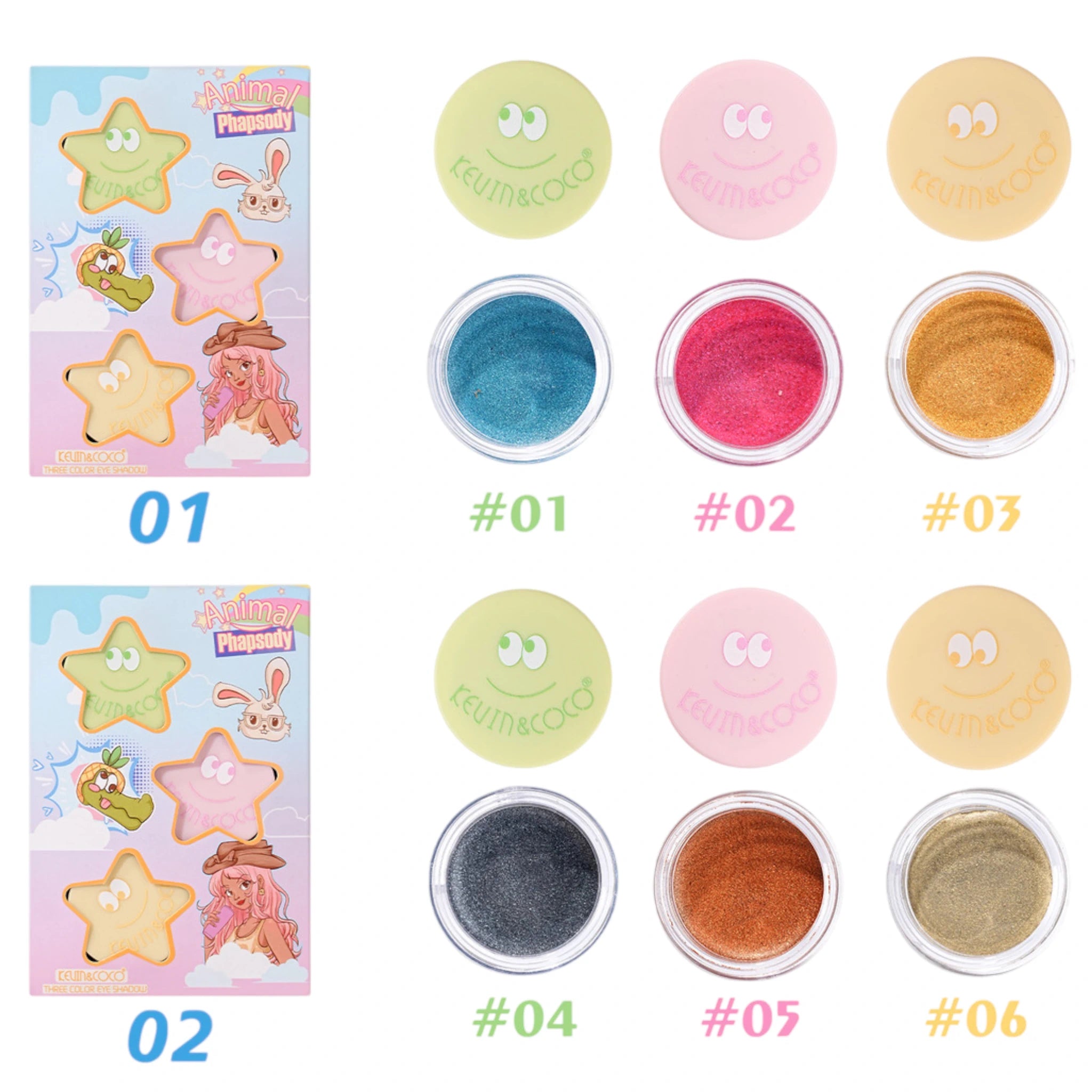Animal Rhapsody Eyeshadow Cream Kevin & Coco | Wholesale Makeup