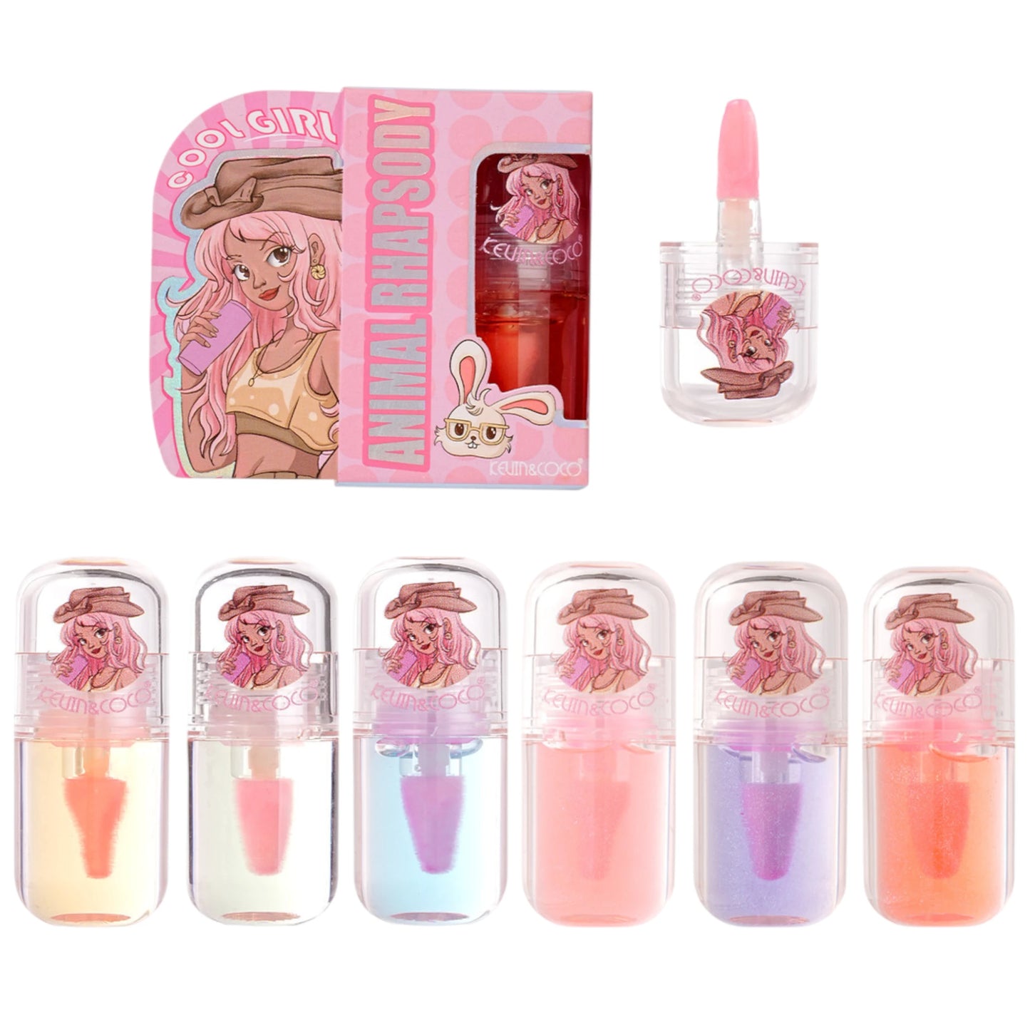 Animal Rhapsody Lip Oil - Kevin & Coco | Wholesale Makeup