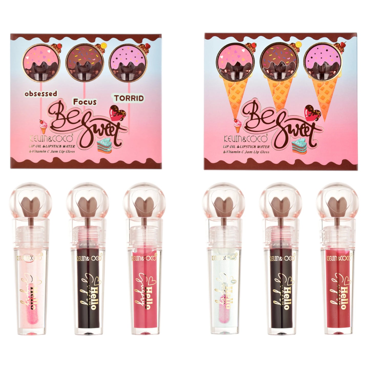 Be Sweet Lip Oil & Lipstick Water - Kevin & Coco | Wholesale Makeup