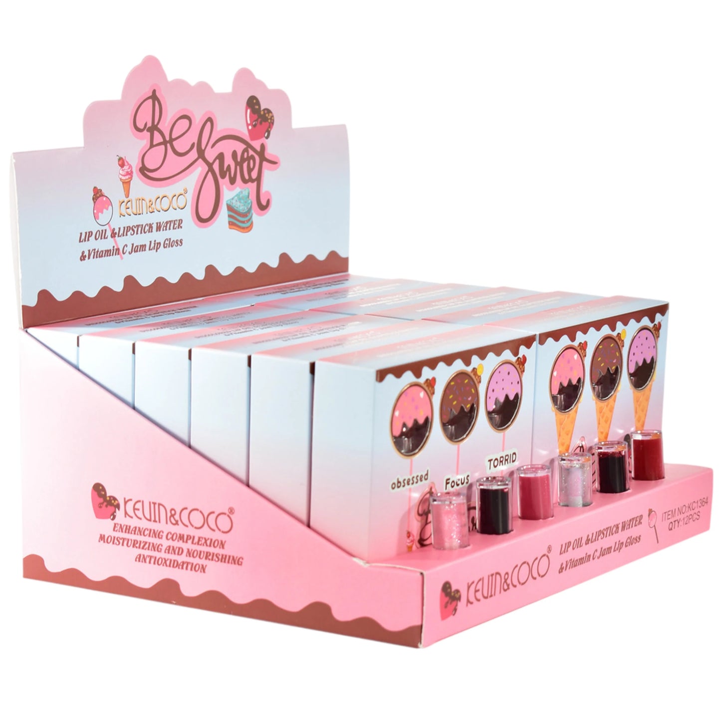 Be Sweet Lip Oil & Lipstick Water - Kevin & Coco | Wholesale Makeup