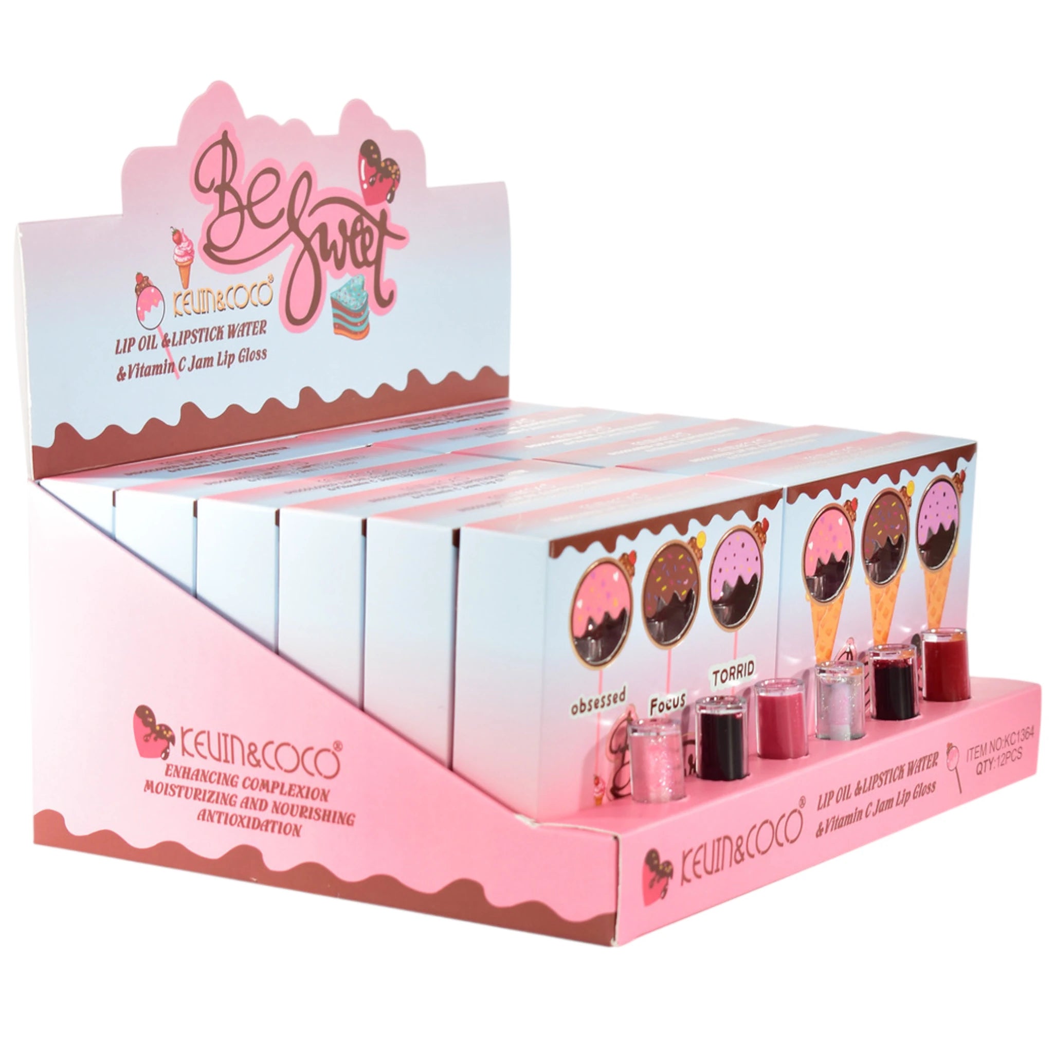 Be Sweet Lip Oil & Lipstick Water - Kevin & Coco | Wholesale Makeup