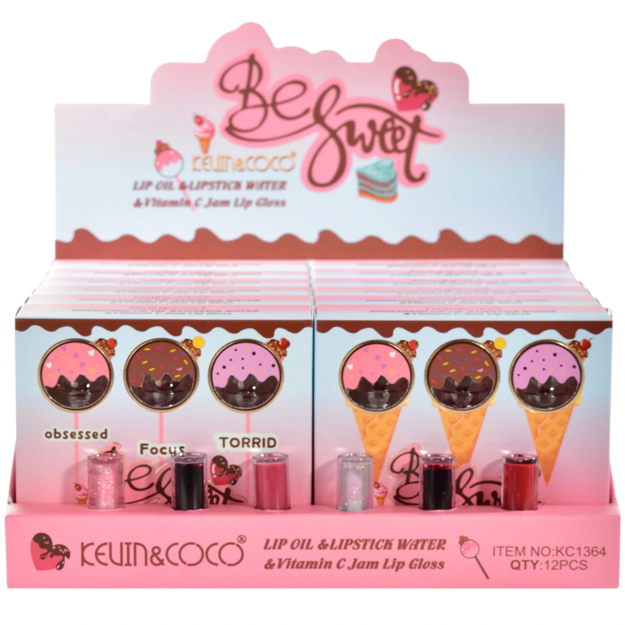 Be Sweet Lip Oil & Lipstick Water - Kevin & Coco | Wholesale Makeup
