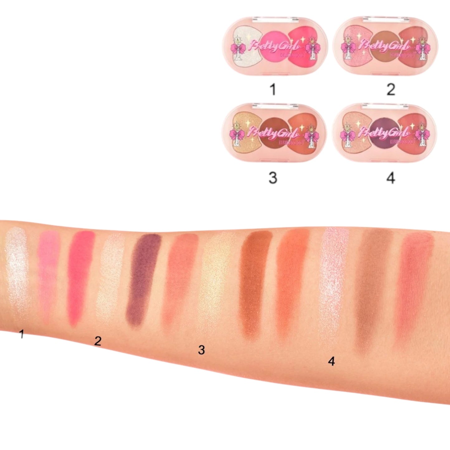 Bell 3 Color Eyeshadow - Kevin & Coco | Wholesale Makeup