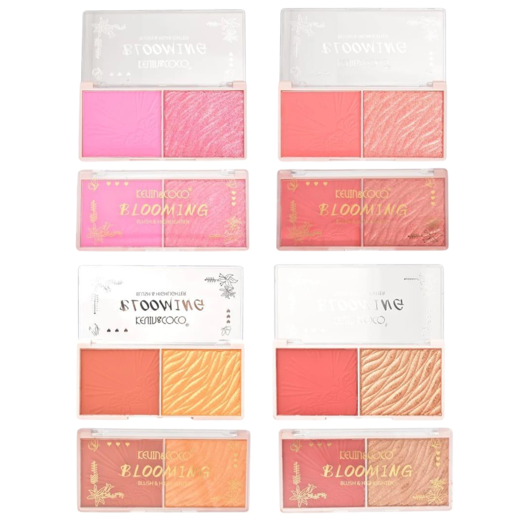Blooming Blush & Highlighter - Kevin & Coco | Wholesale Makeup