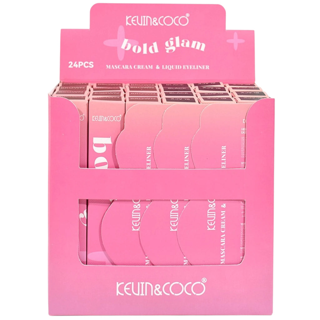 Mascara Cream & Liquid Eyeliner Kevin & Coco | Wholesale Makeup
