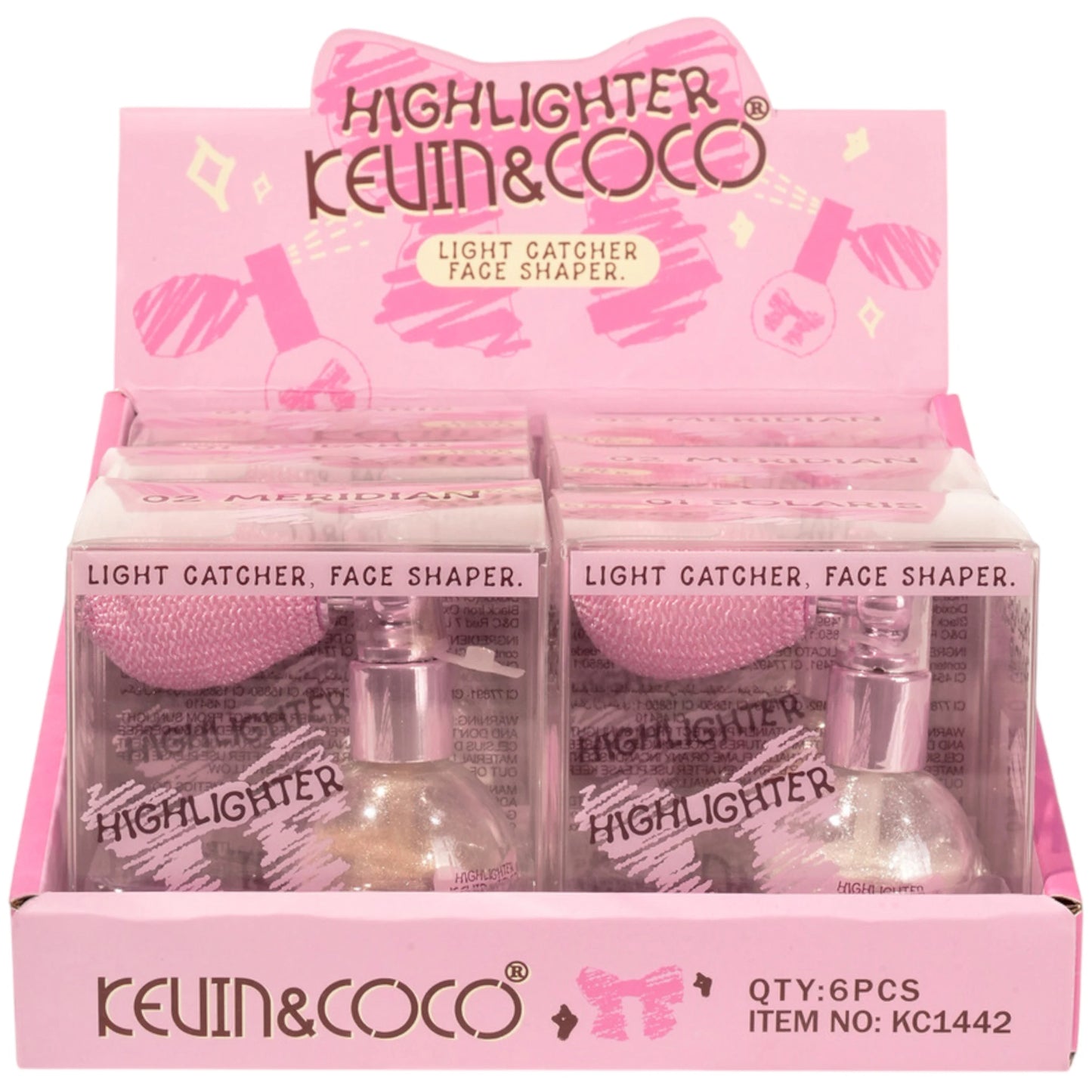 Bow Highlighter - Kevin & Coco | Wholesale Makeup