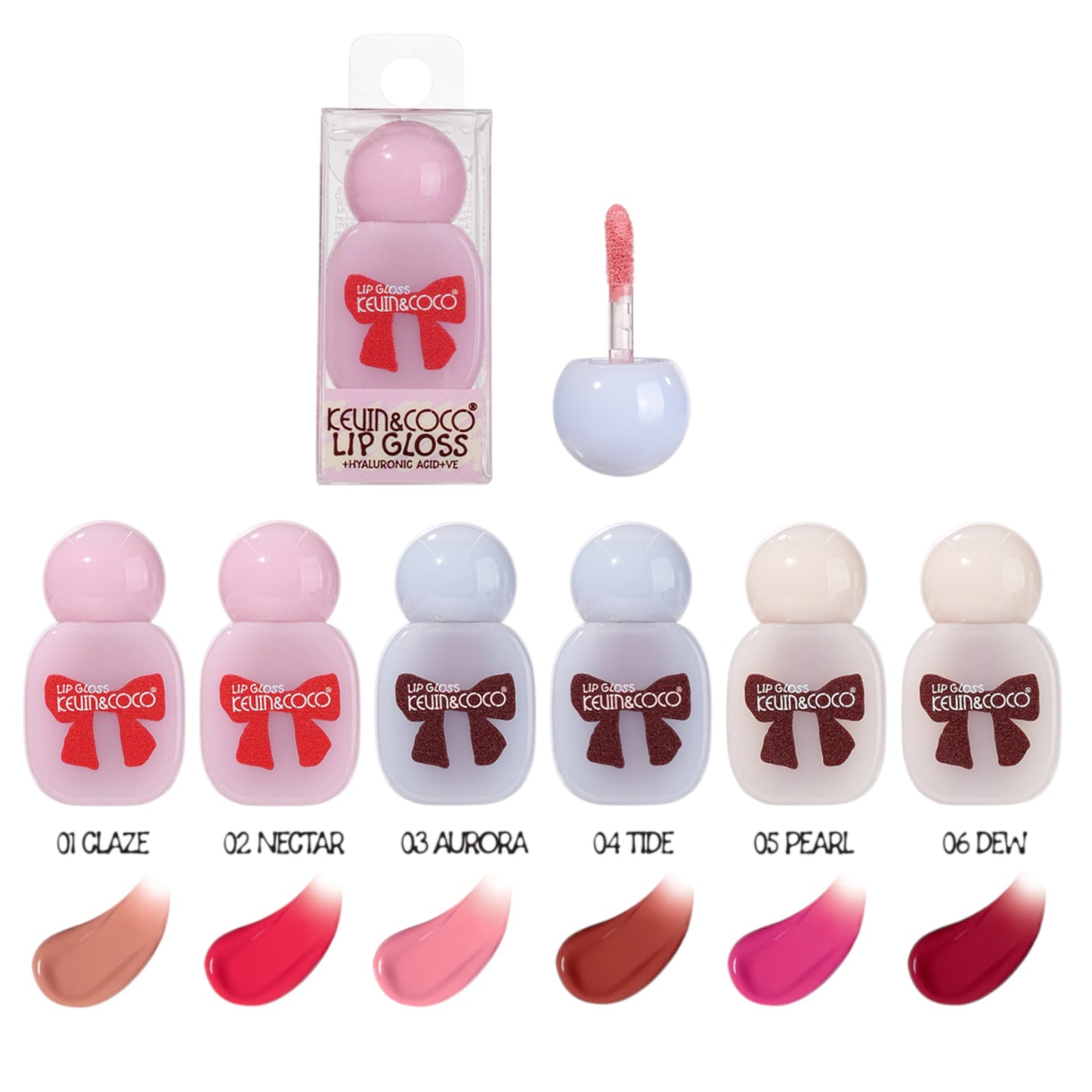 Bow Lip Gloss - Kevin & Coco | Wholesale Makeup