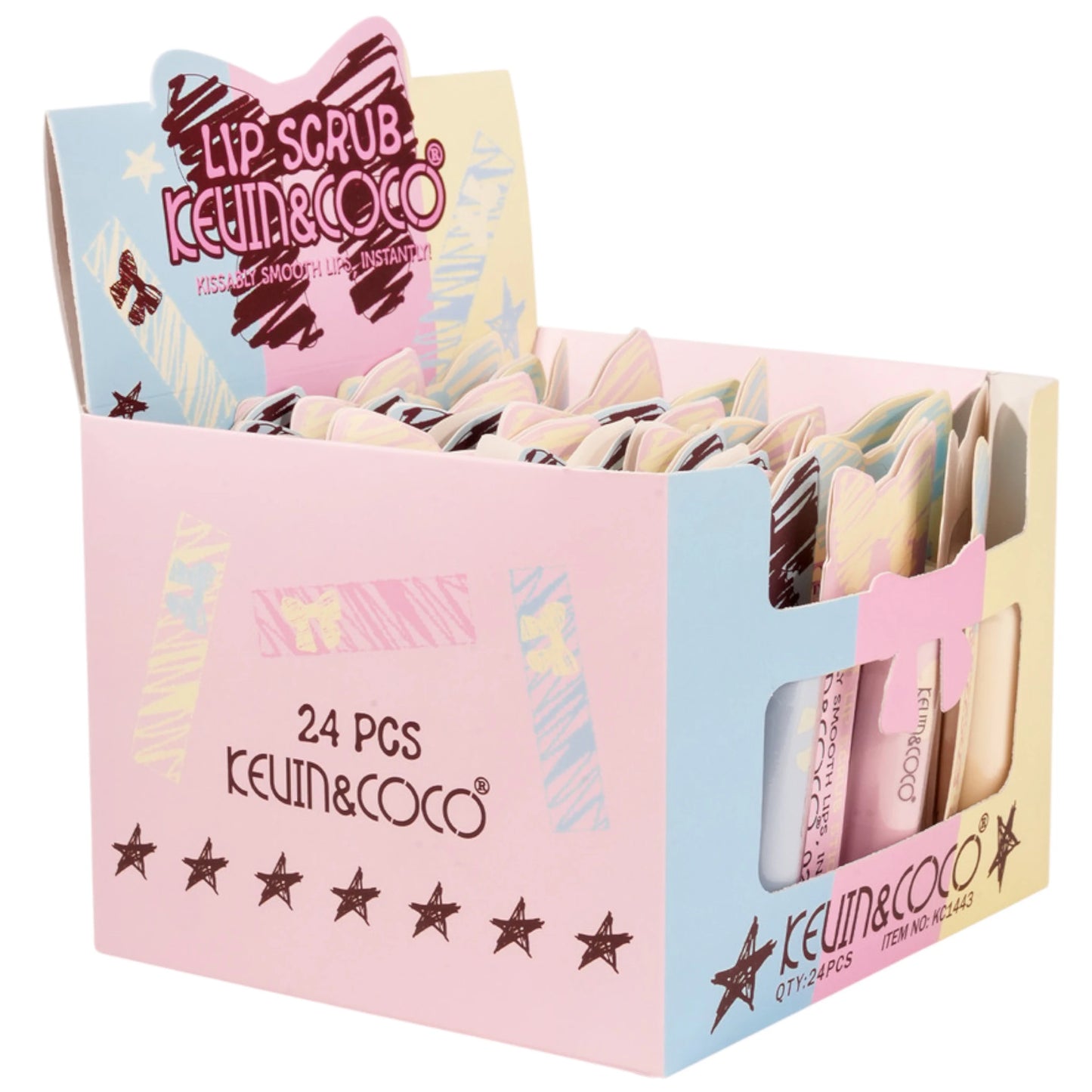 Bow Lip Scrub - Kevin & Coco | Wholesale Makeup