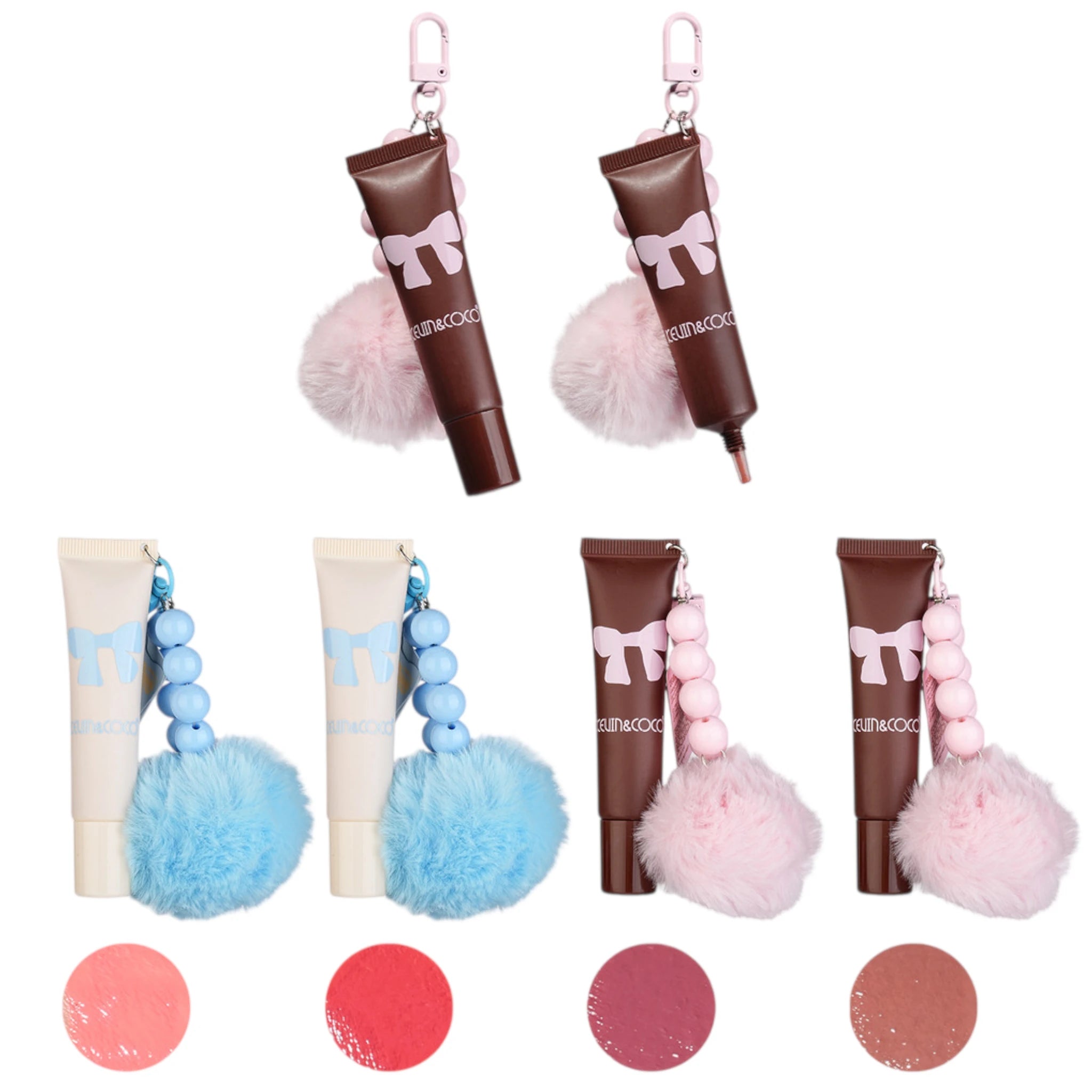 Bow Liquid Blush With Keychain - Kevin & Coco | Wholesale Makeup