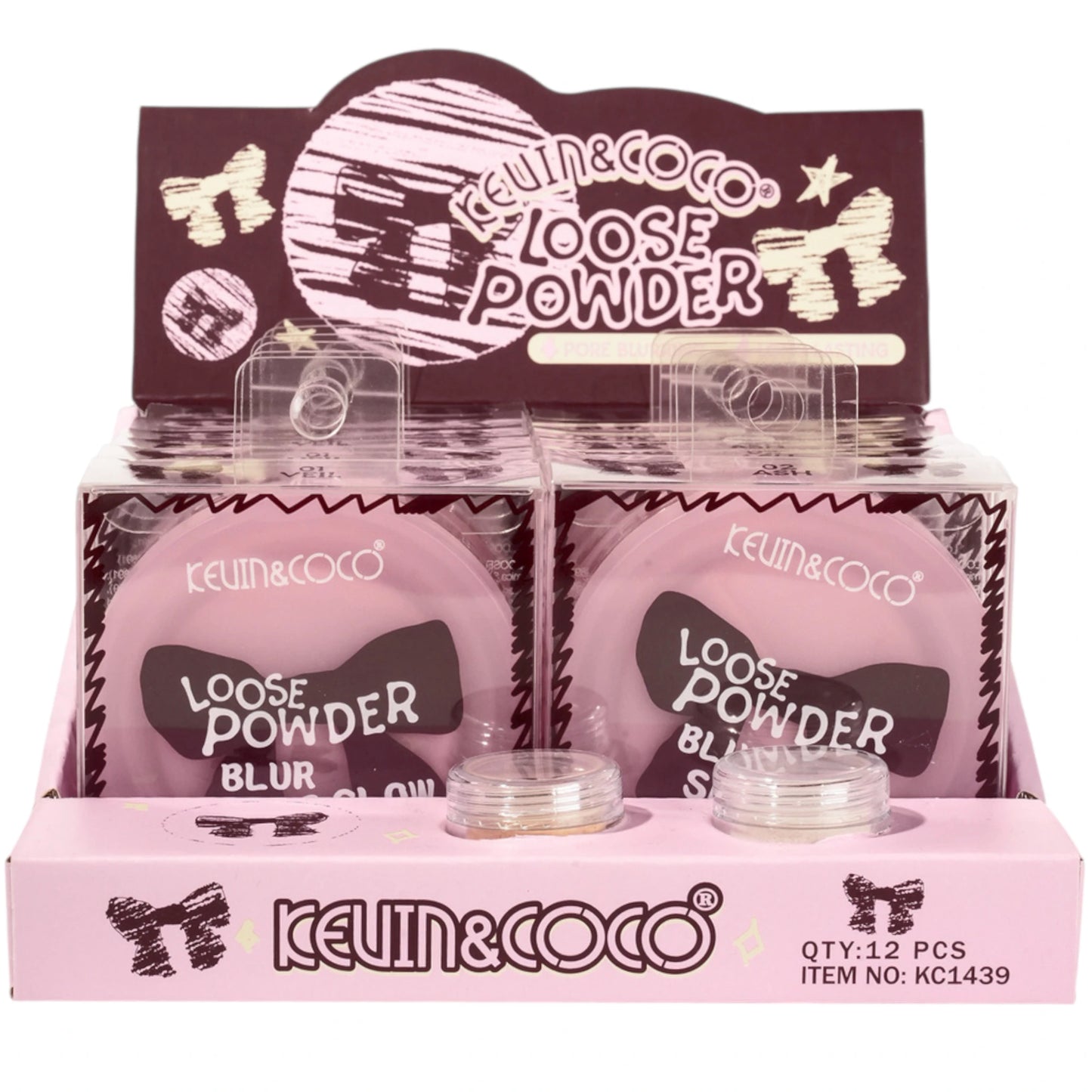 Bow Loose Powder - Kevin & Coco | Wholesale Makeup