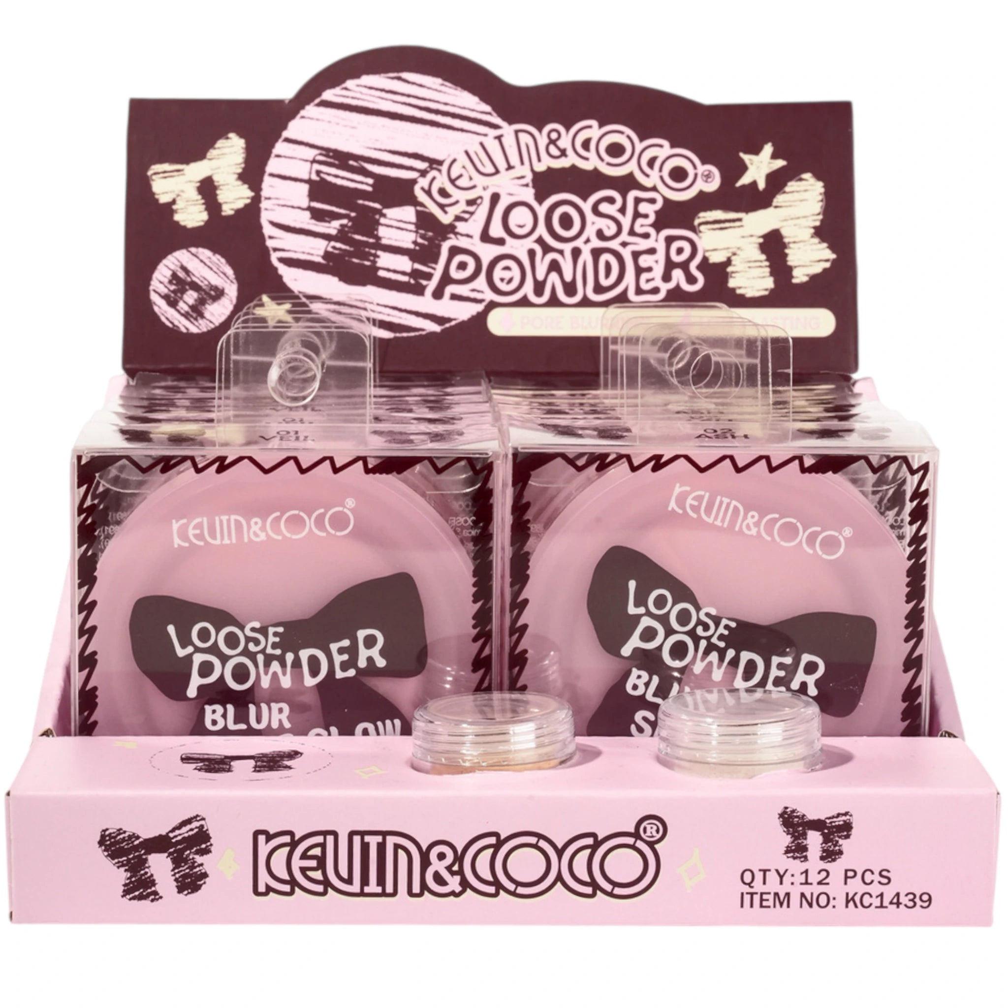 Bow Loose Powder - Kevin & Coco | Wholesale Makeup