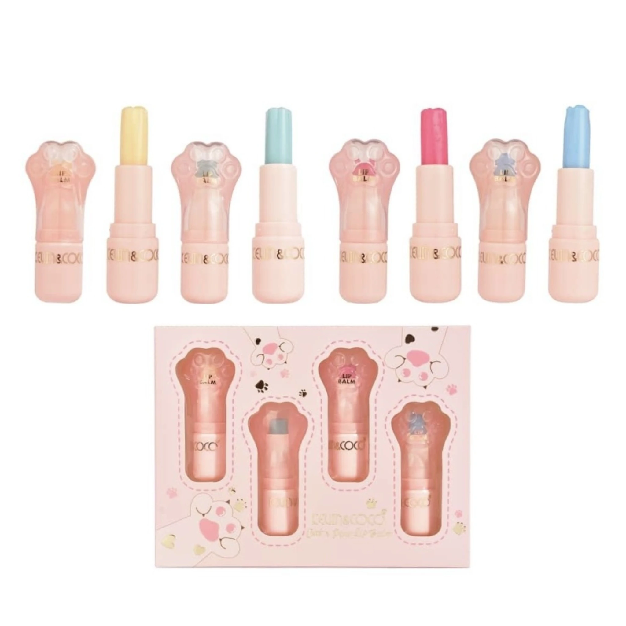 Cat's Paw Lip Balm Set - Kevin & Coco | Wholesale Makeup
