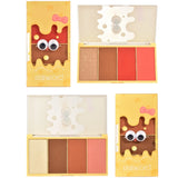 Cheese Avocado 4 Colors Face Palette Kevin & Coco | Wholesale Makeup