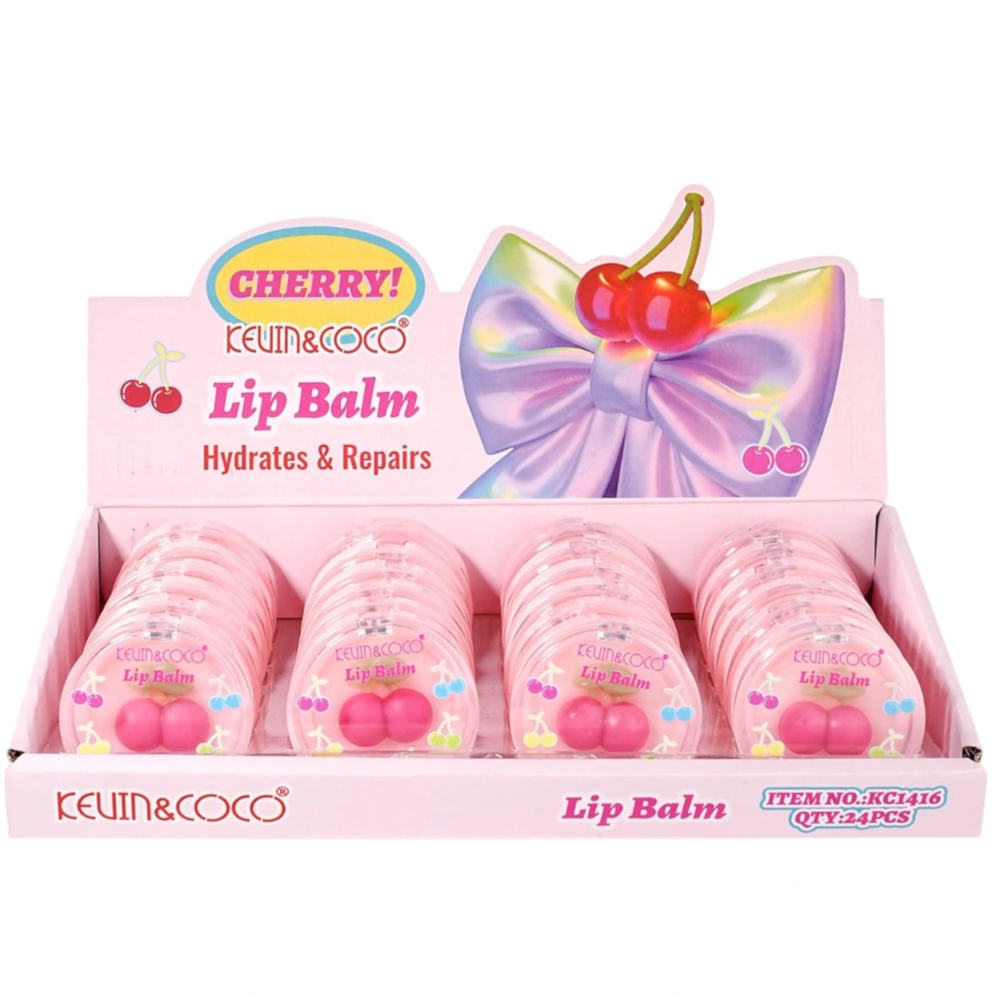 Cherry Lip Balm - Kevin & Coco | Wholesale Makeup