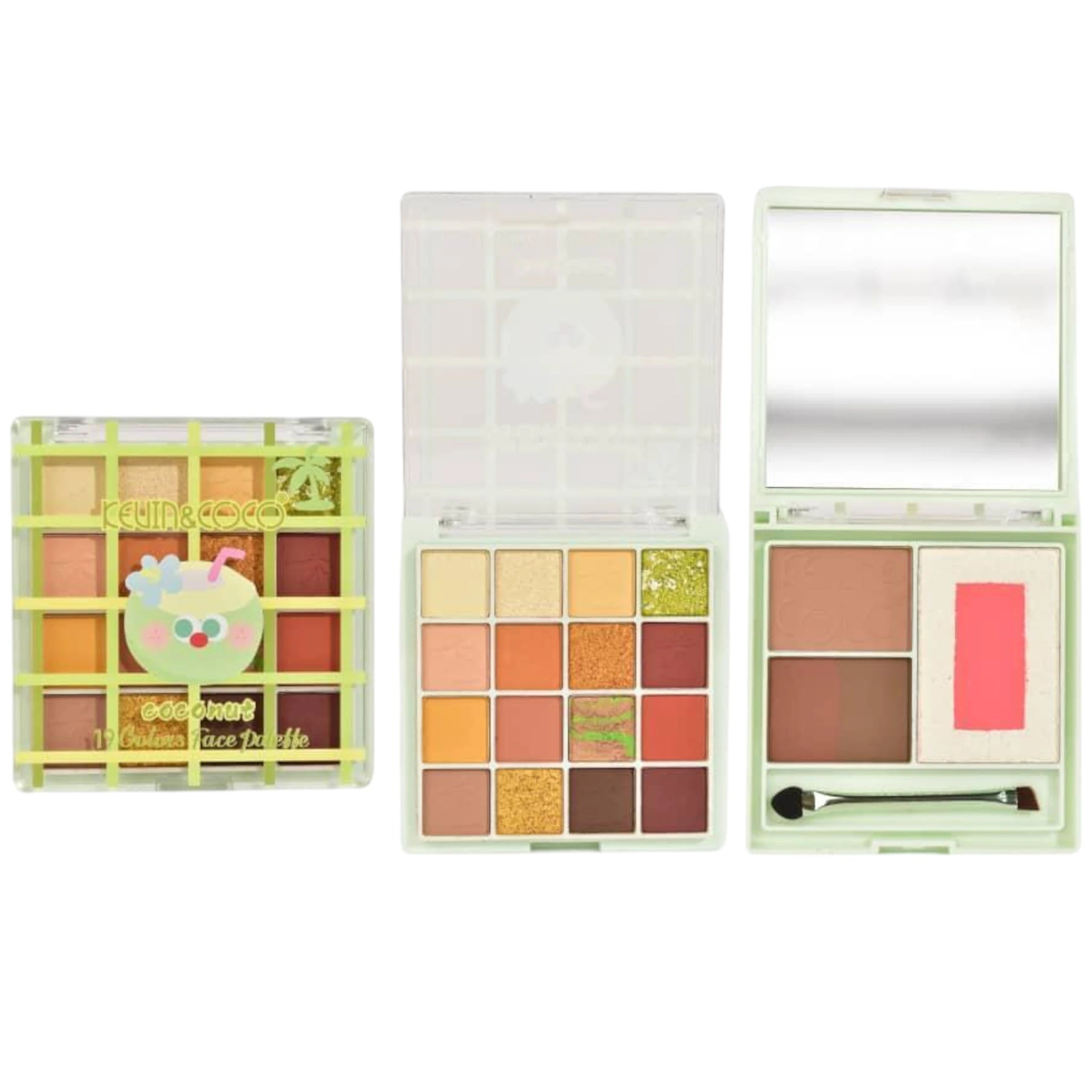 Coconut Eyeshadow Palette - Kevin & Coco | Wholesale Makeup