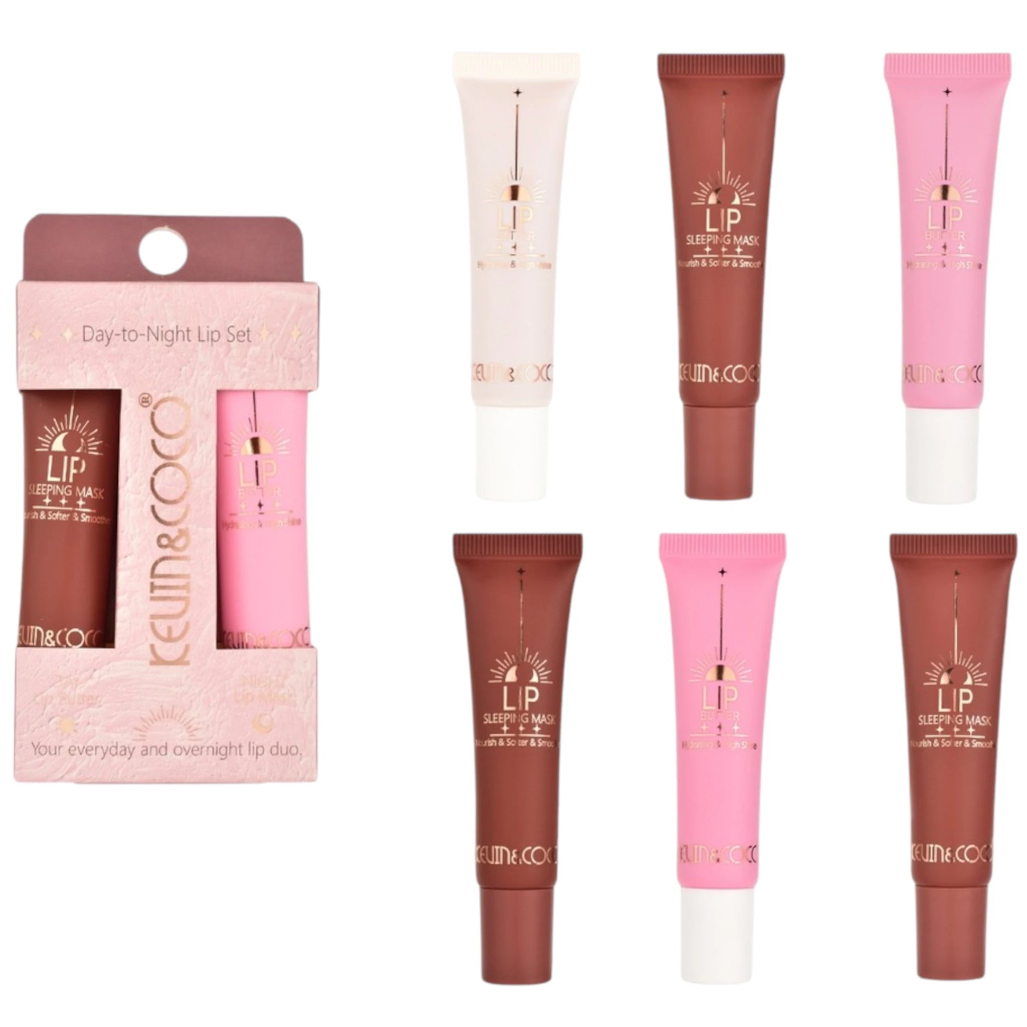 Day-To-Night Lip Set - Kevin & Coco | Wholesale Makeup