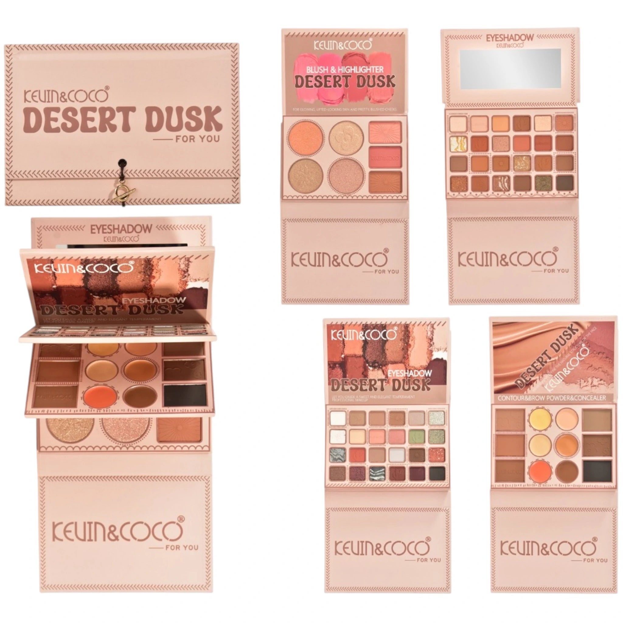 Desert Dusk Eyeshadow - Face Palatte Kevin & Coco | Wholesale Makeup