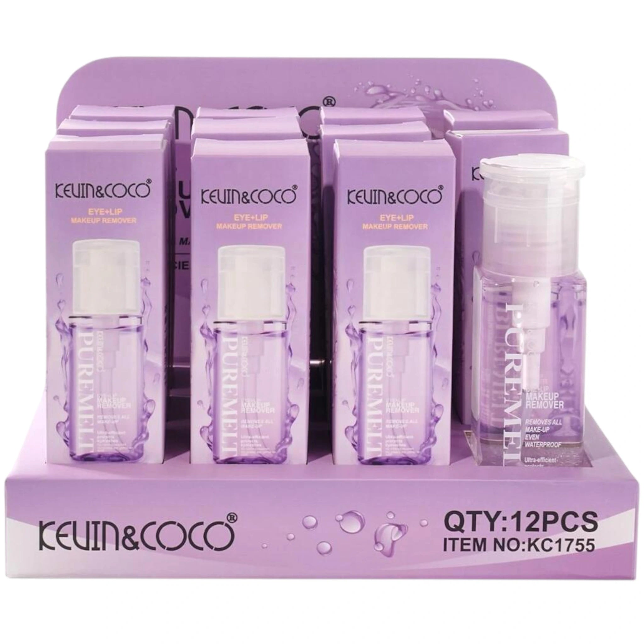 Eye + Lip Makeup Remover - Kevin & Coco | Wholesale Makeup