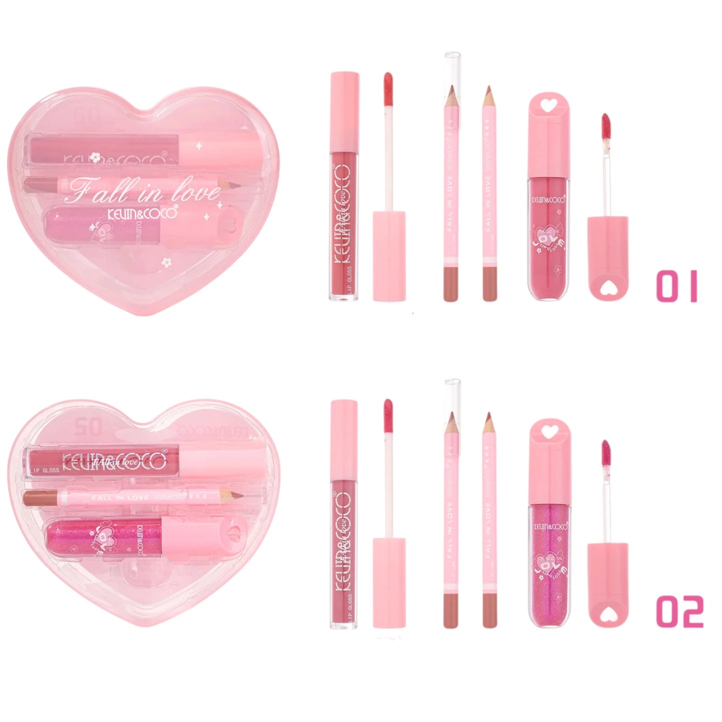 Fall In Love Lip Makeup - Kevin & Coco | Wholesale Makeup